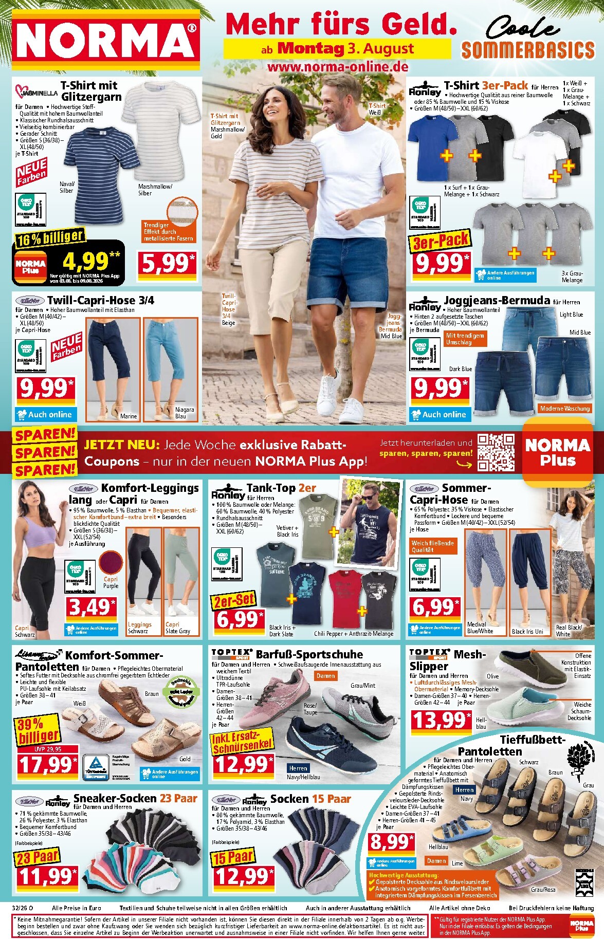 norma - Norma Prospekt nächste Woche – von Montag 03.08.2026 bis Samstag 08.08.2026