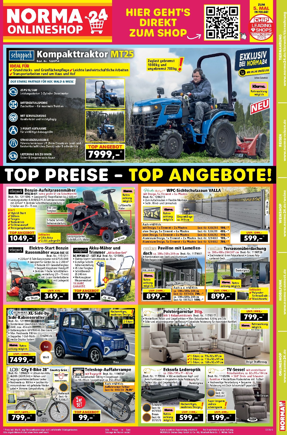 norma - Norma24 - Onlineshop Prospekt nächste Woche – von Montag 03.08.2026 bis Sonntag 09.08.2026 - page: 1