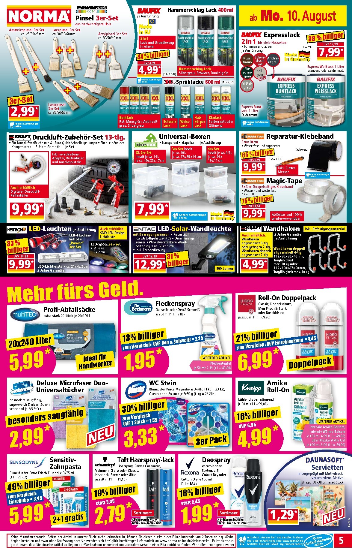 norma - Norma Prospekt nächste Woche – von Montag 10.08.2026 bis Samstag 15.08.2026 - page: 5