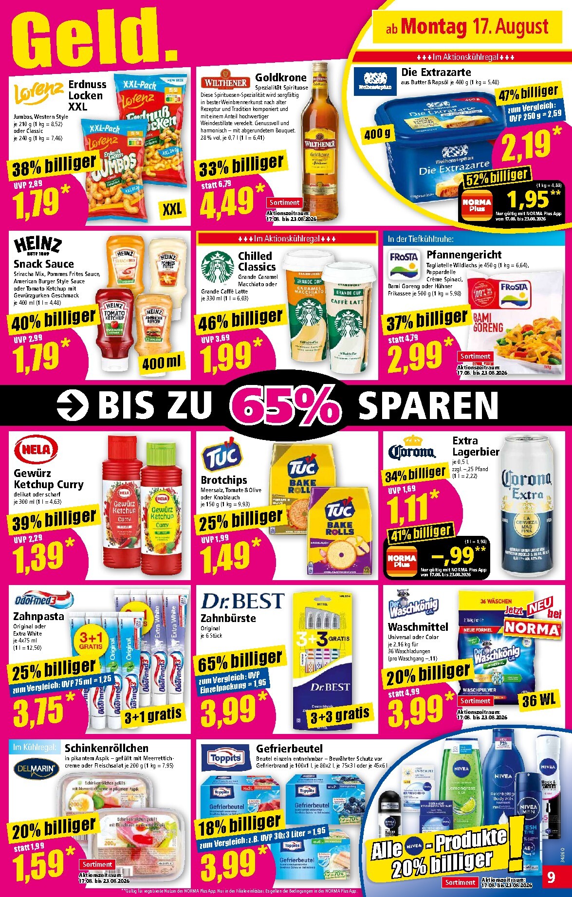 norma - Norma Prospekt nächste Woche – von Montag 17.08.2026 bis Samstag 22.08.2026 - page: 9