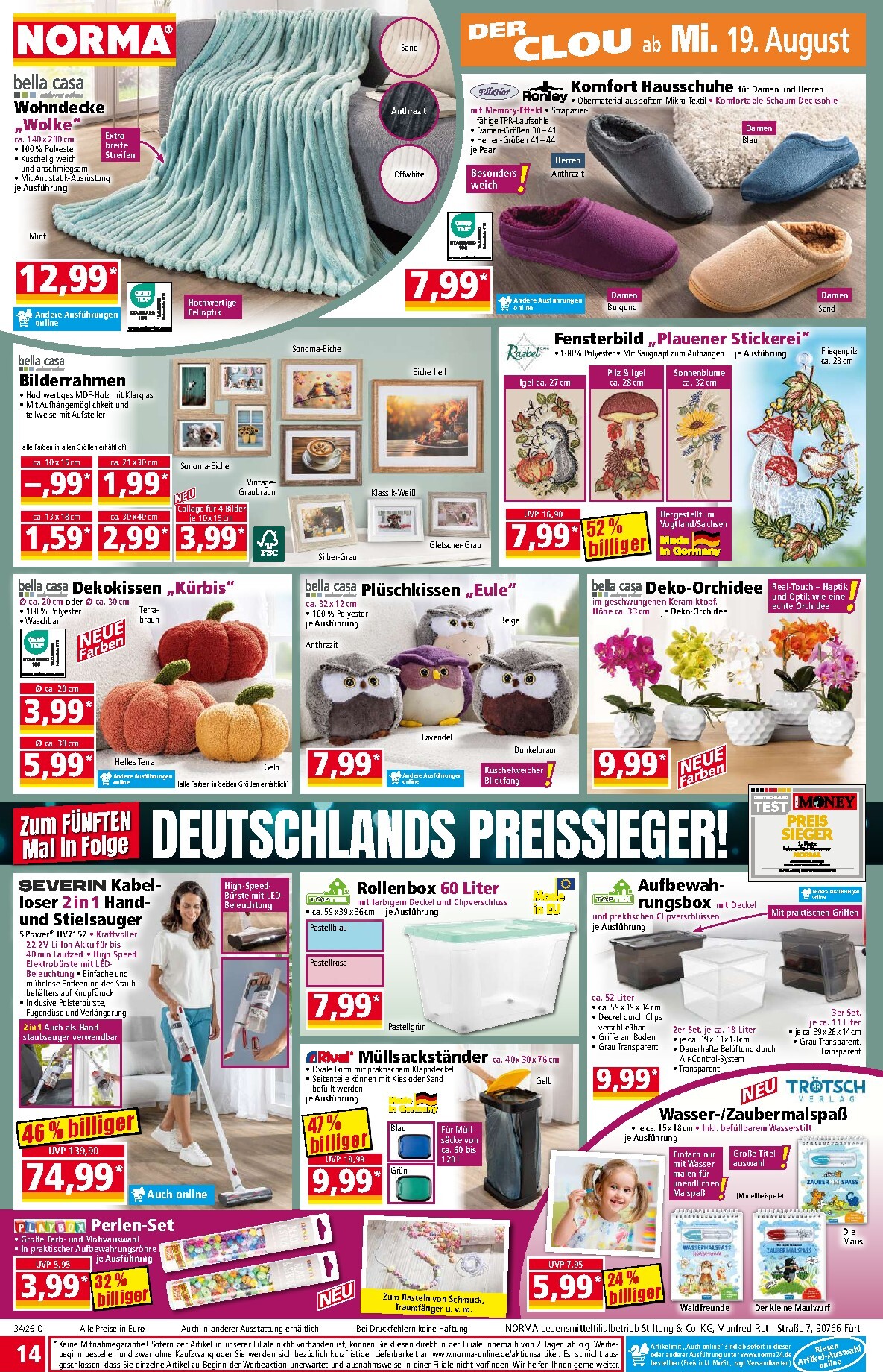 norma - Norma Prospekt nächste Woche – von Montag 17.08.2026 bis Samstag 22.08.2026 - page: 14