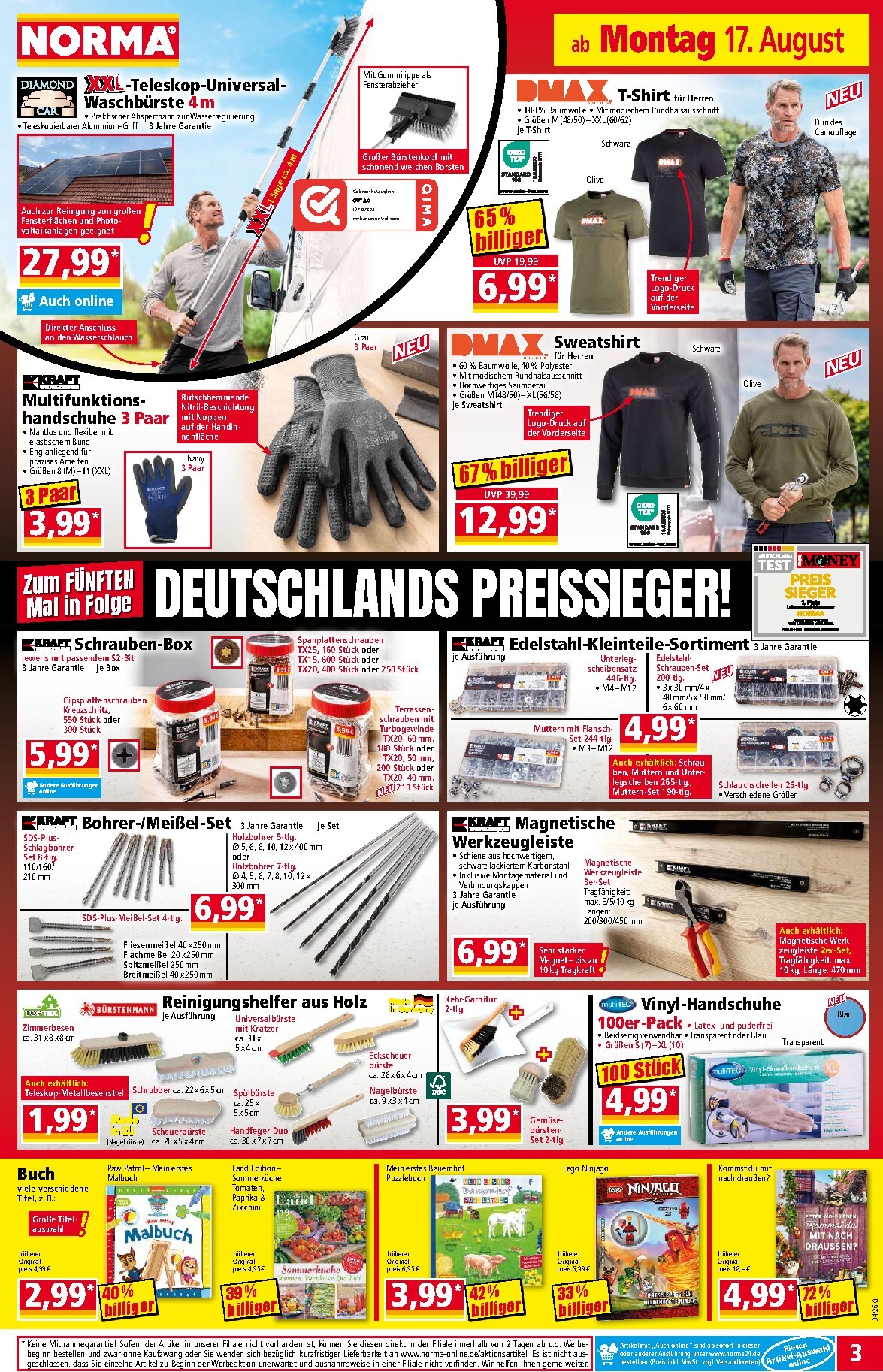 norma - Norma Prospekt nächste Woche – von Montag 17.08.2026 bis Samstag 22.08.2026 - page: 3