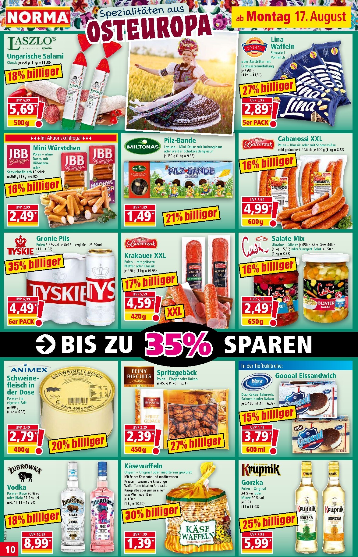 norma - Norma Prospekt nächste Woche – von Montag 17.08.2026 bis Samstag 22.08.2026 - page: 10