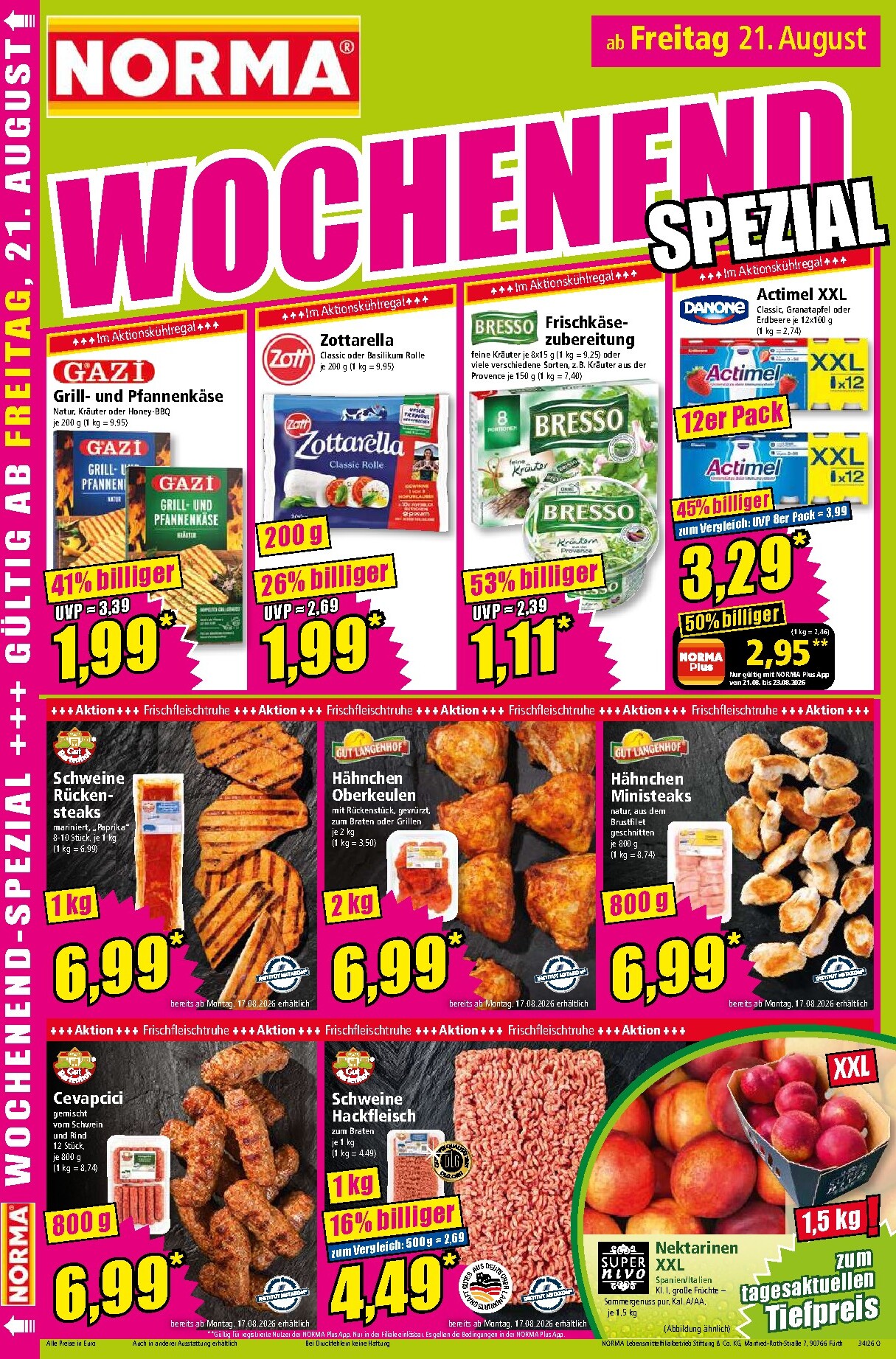 norma - Norma Prospekt nächste Woche – von Montag 17.08.2026 bis Samstag 22.08.2026 - page: 16