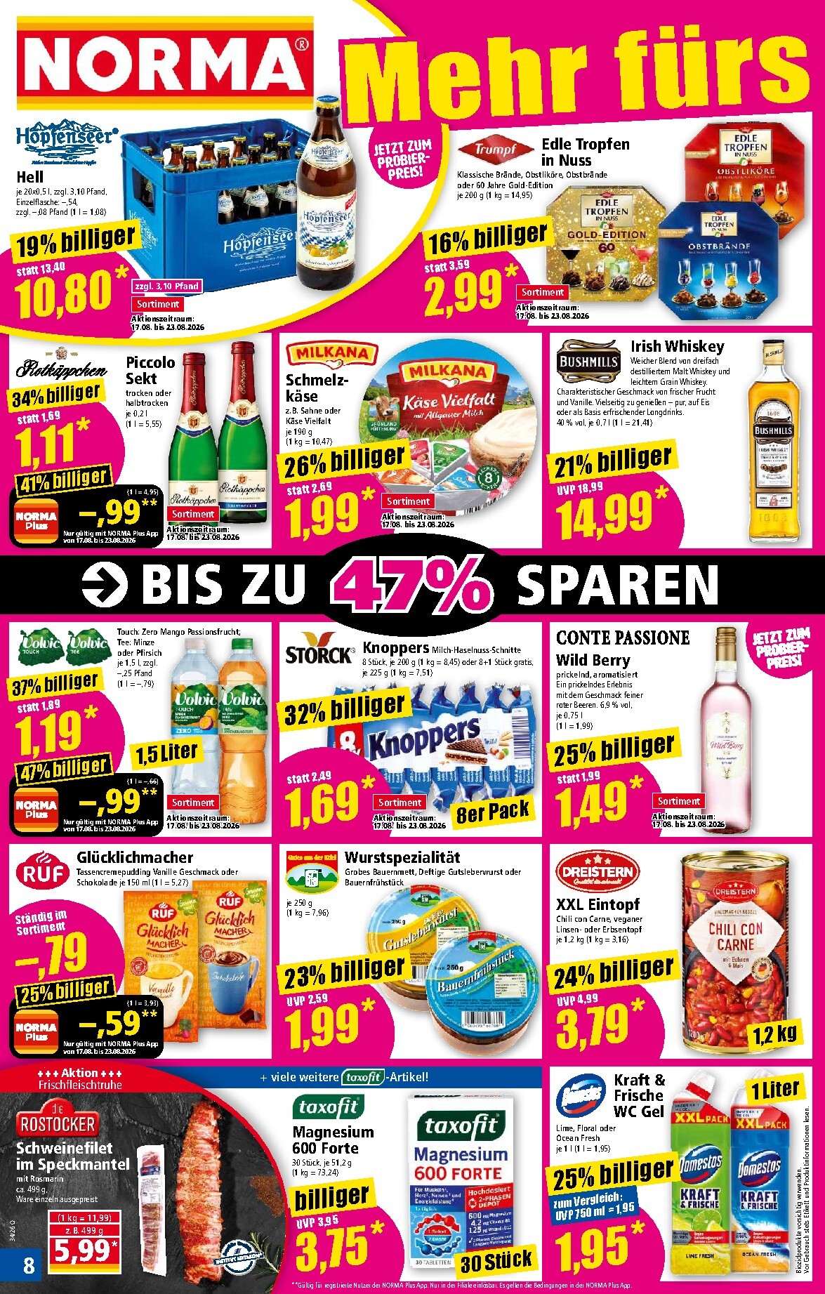 norma - Norma Prospekt nächste Woche – von Montag 17.08.2026 bis Samstag 22.08.2026 - page: 8