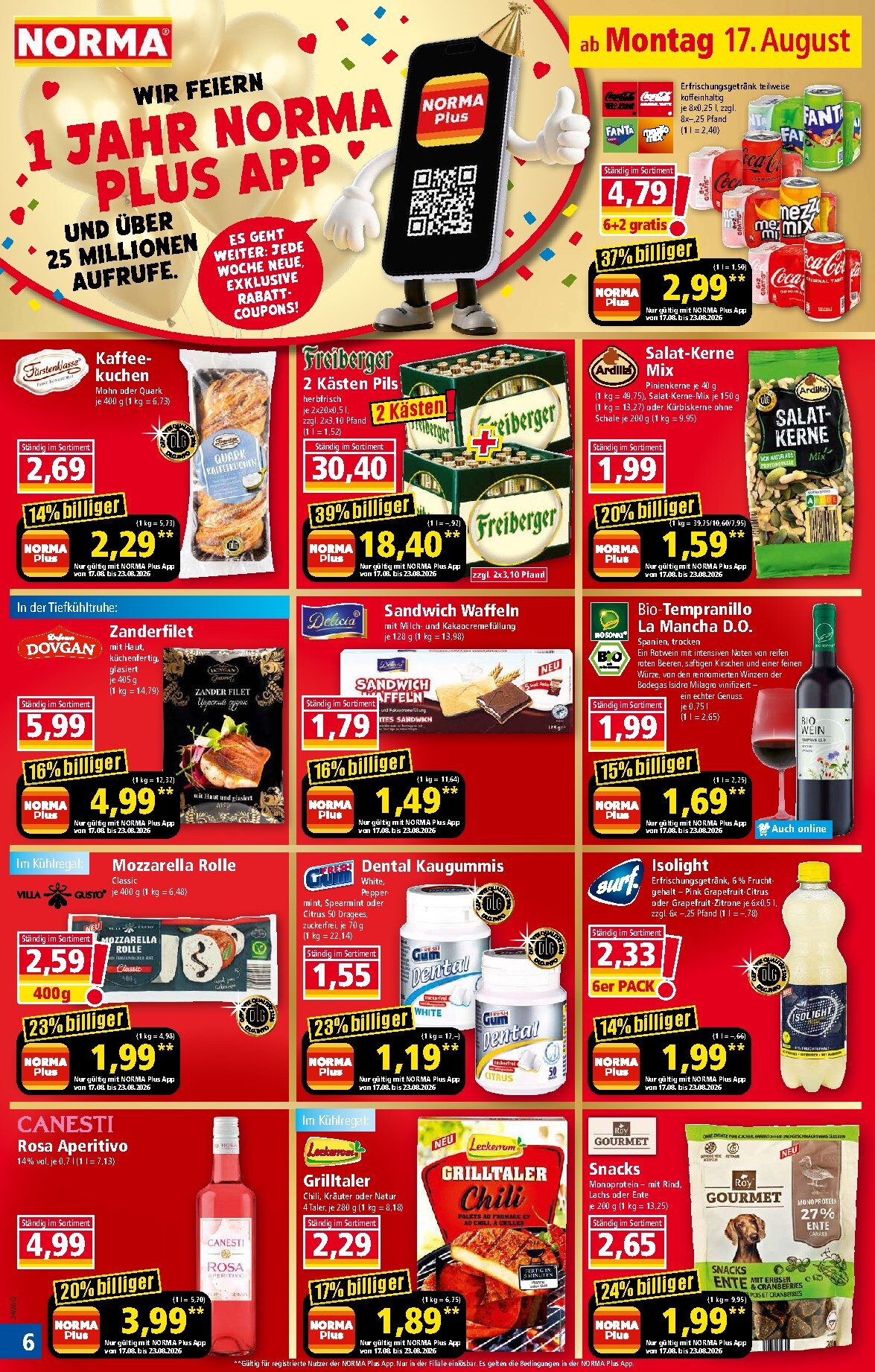 norma - Norma Prospekt nächste Woche – von Montag 17.08.2026 bis Samstag 22.08.2026 - page: 6