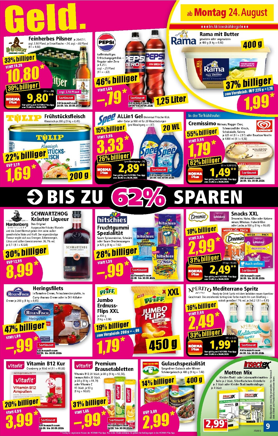 norma - Norma Prospekt nächste Woche – von Montag 24.08.2026 bis Samstag 29.08.2026 - page: 9