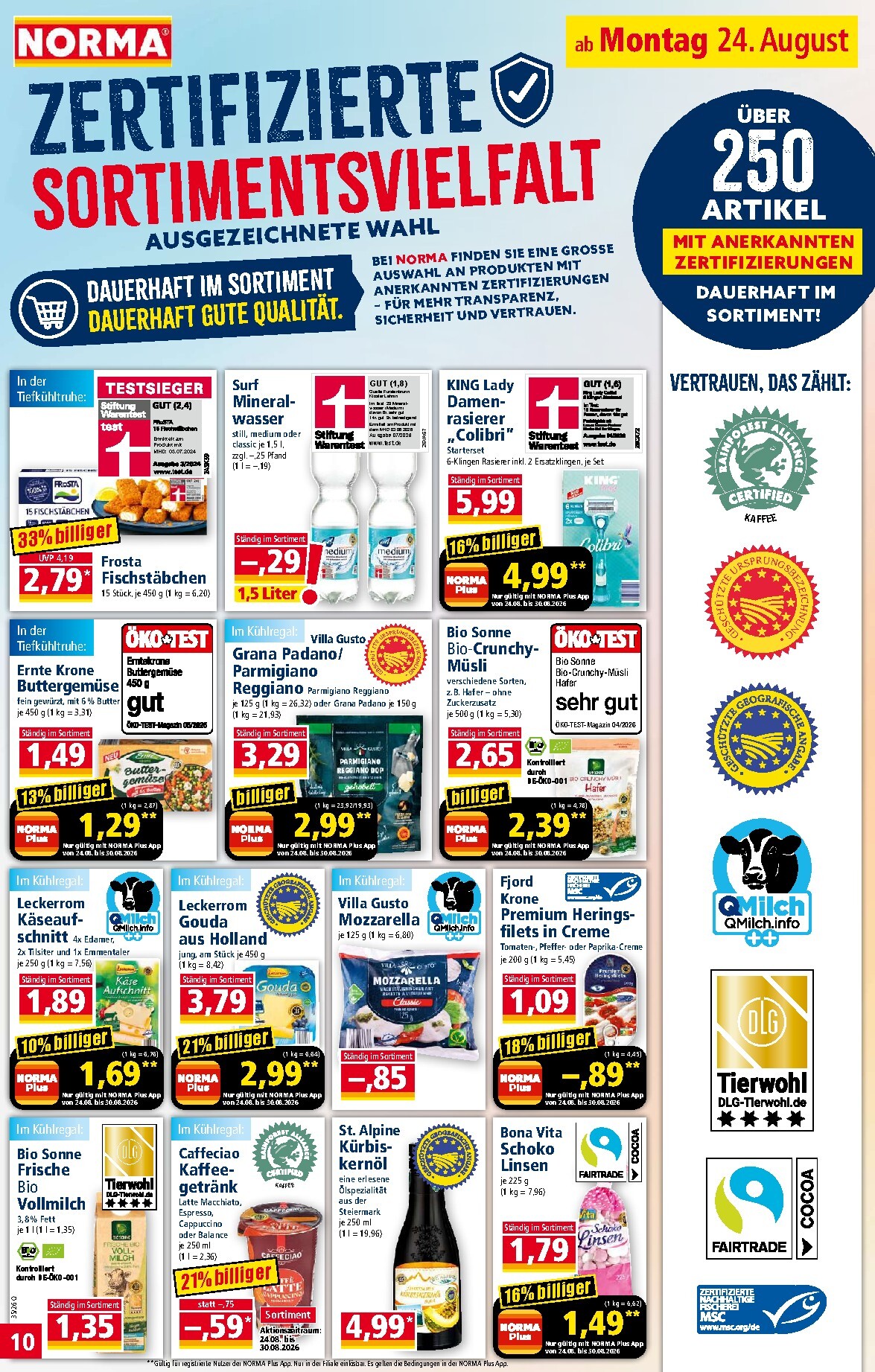 norma - Norma Prospekt nächste Woche – von Montag 24.08.2026 bis Samstag 29.08.2026 - page: 10
