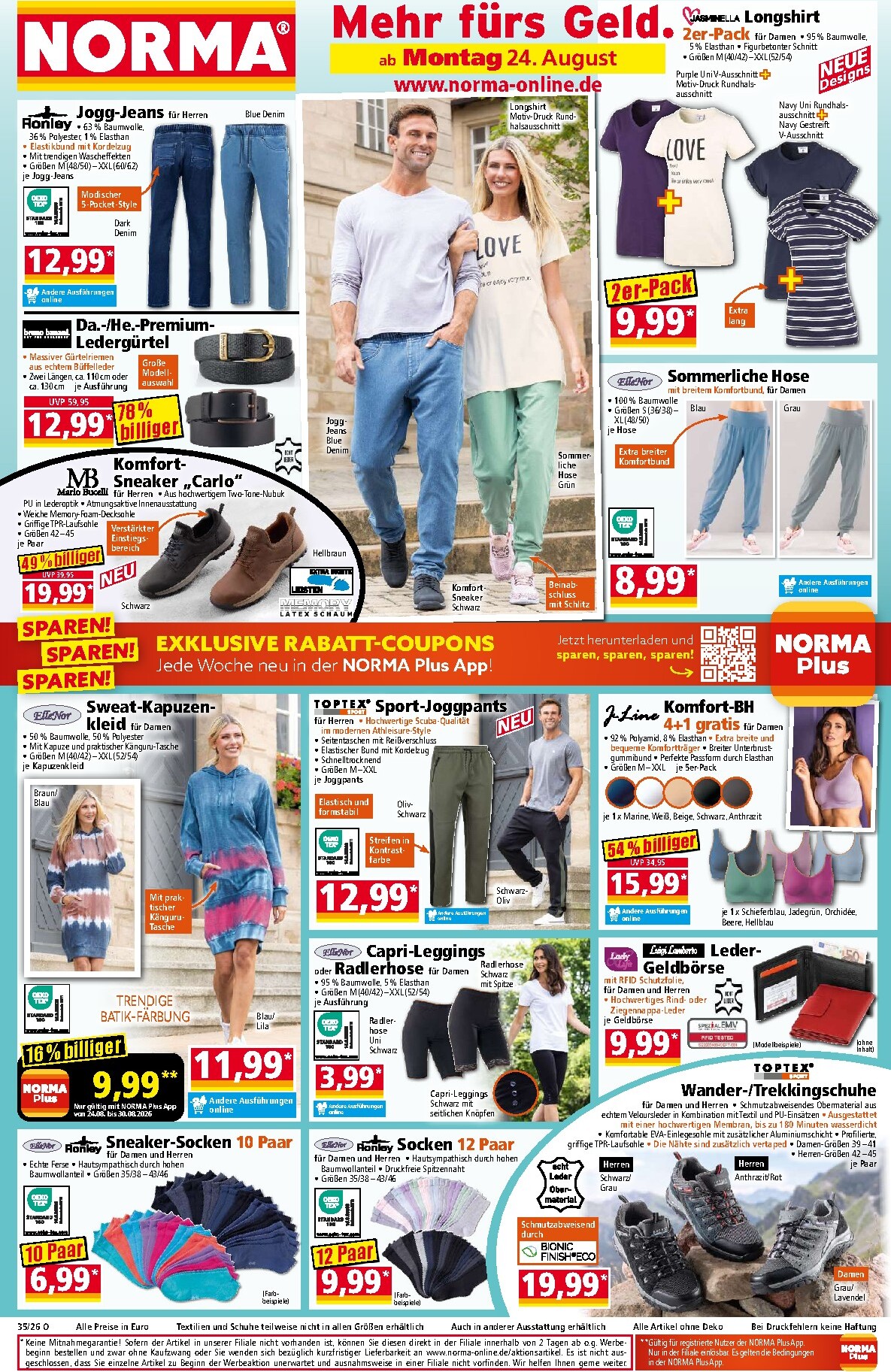 norma - Norma Prospekt nächste Woche – von Montag 24.08.2026 bis Samstag 29.08.2026