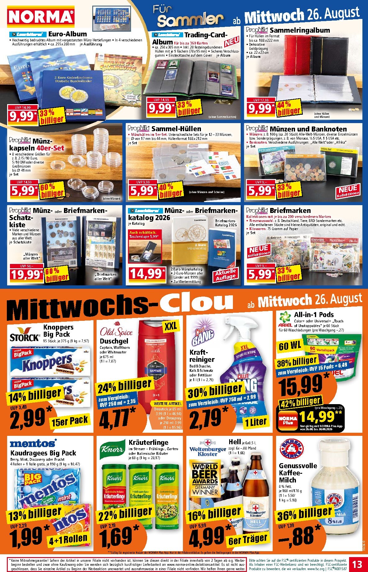 norma - Norma Prospekt nächste Woche – von Montag 24.08.2026 bis Samstag 29.08.2026 - page: 13