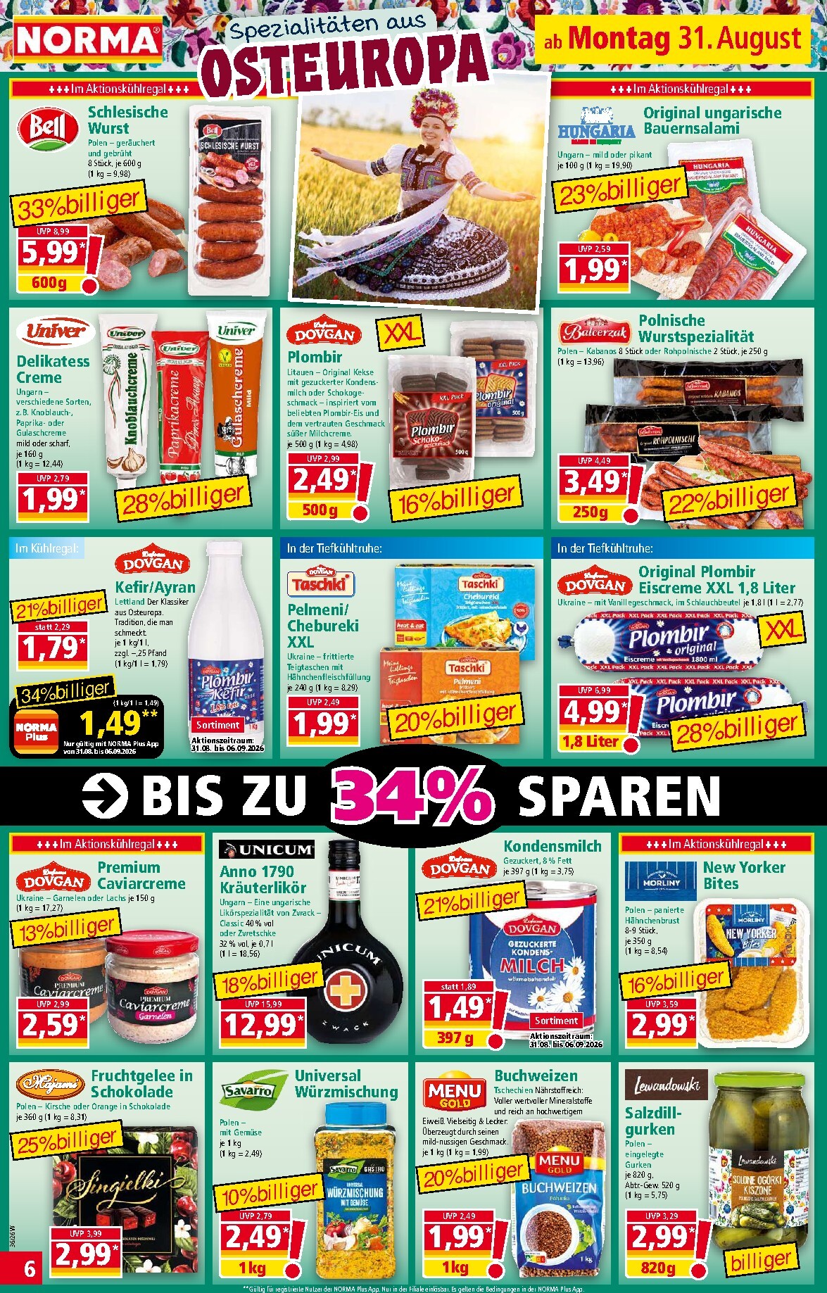norma - Norma Prospekt nächste Woche – von Montag 31.08.2026 bis Samstag 05.09.2026 - page: 6