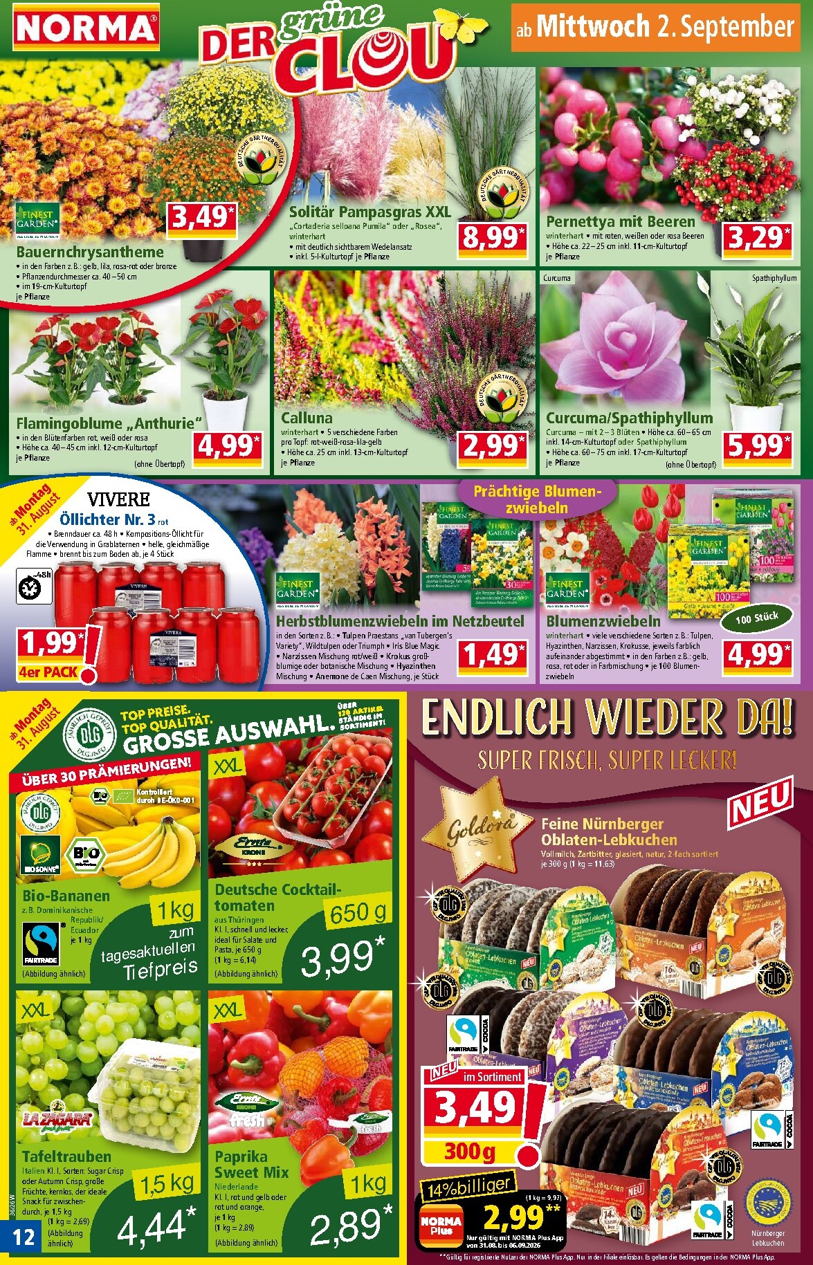 norma - Norma Prospekt nächste Woche – von Montag 31.08.2026 bis Samstag 05.09.2026 - page: 12