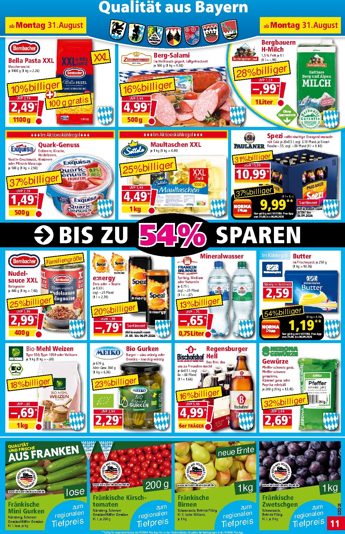 norma - Norma Prospekt nächste Woche – von Montag 31.08.2026 bis Samstag 05.09.2026 - page: 11