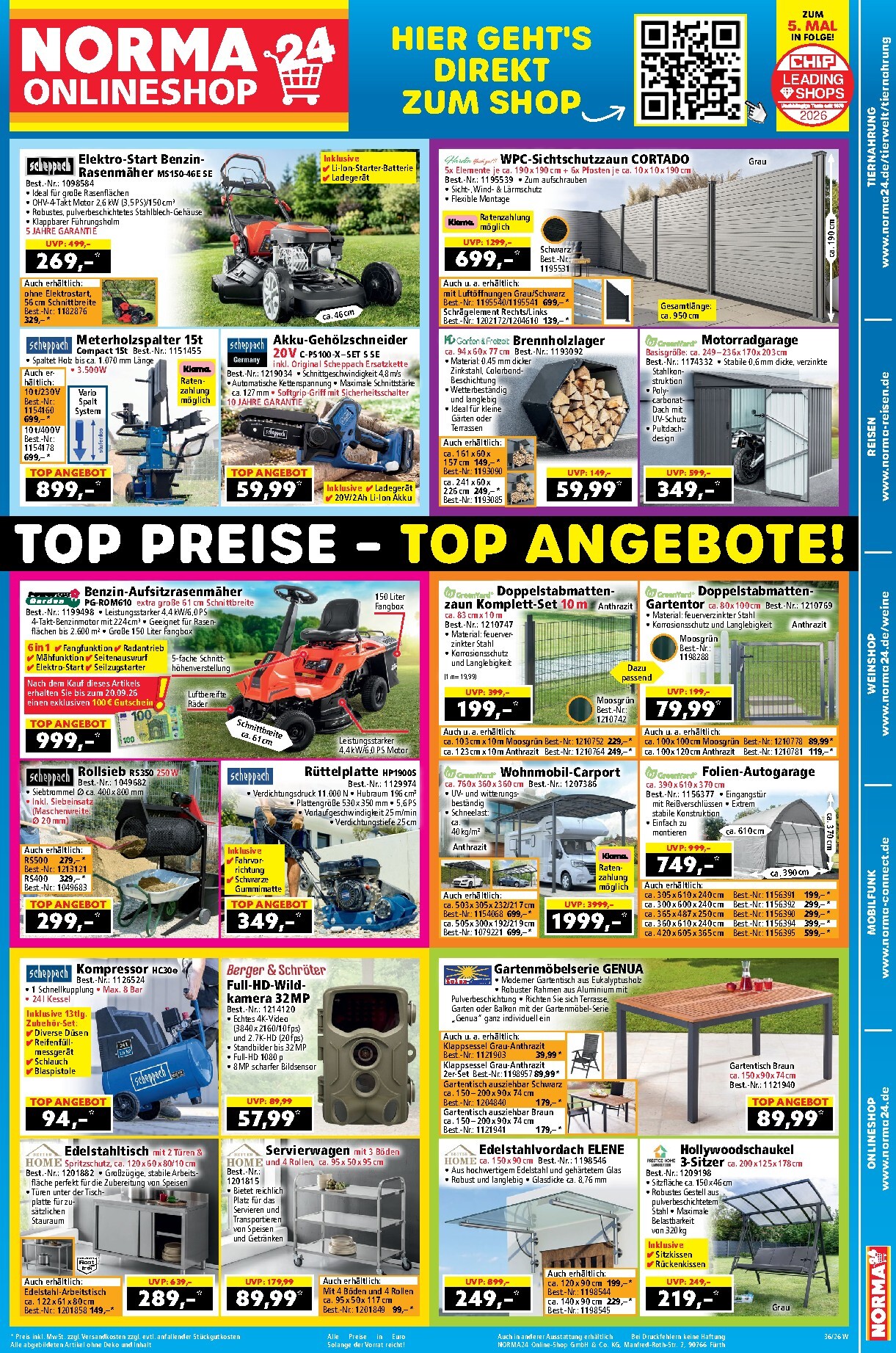 norma - Norma24 - Onlineshop Prospekt nächste Woche – von Montag 31.08.2026 bis Sonntag 06.09.2026