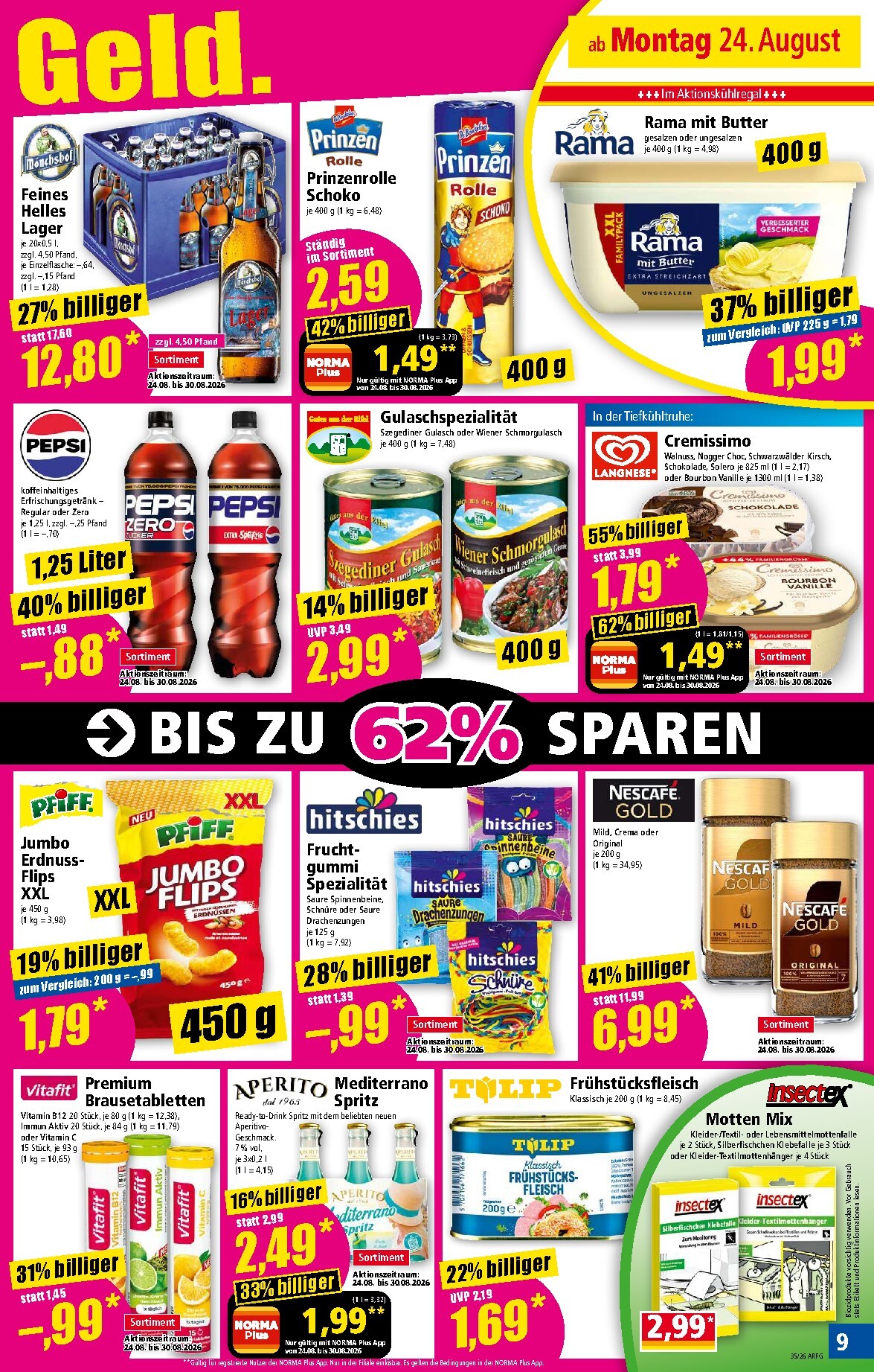 norma - Norma Prospekt – von Montag 24.08.2026 bis Samstag 29.08.2026 - page: 9