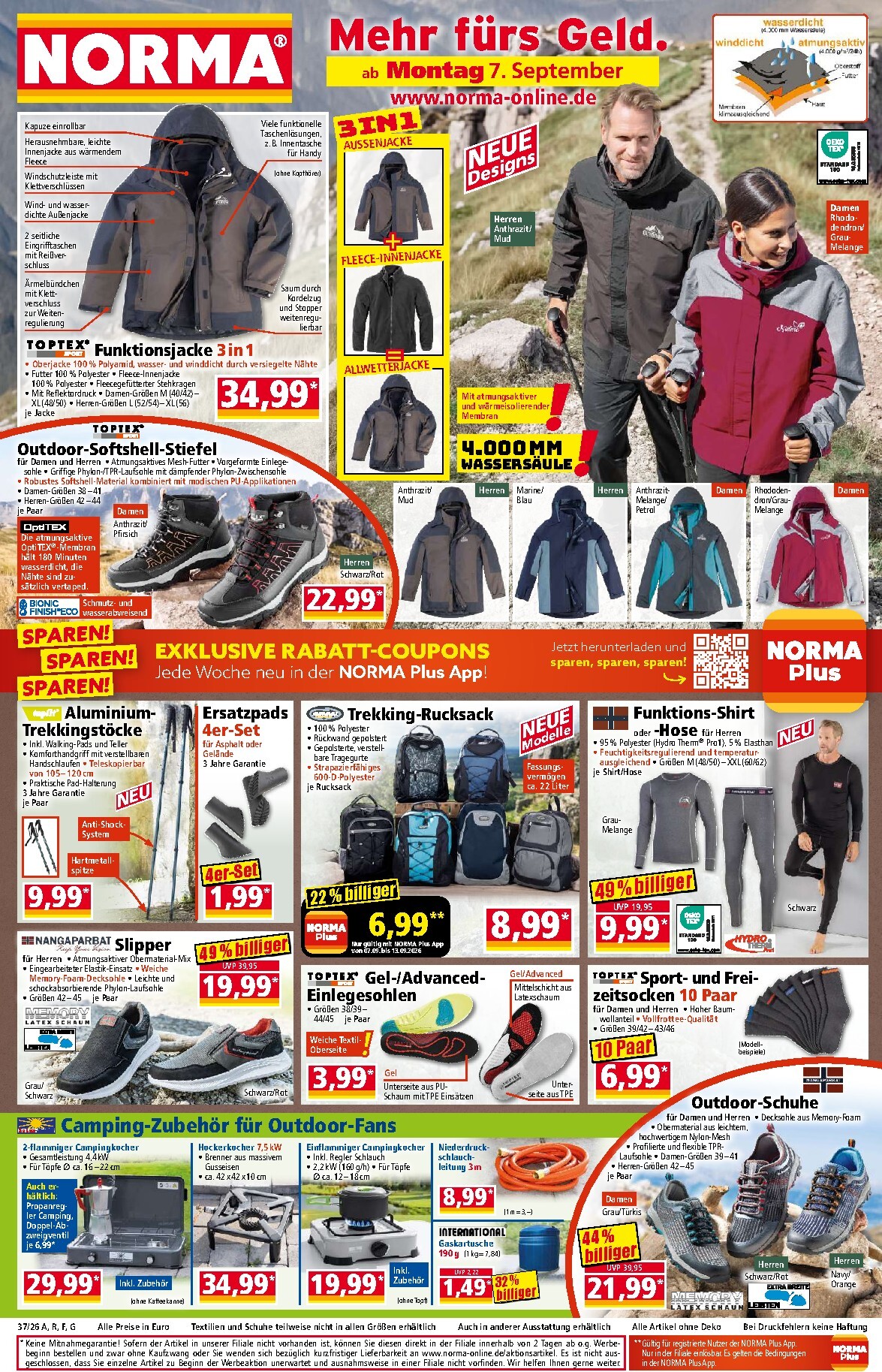 norma - Norma Prospekt nächste Woche – von Montag 07.09.2026 bis Samstag 12.09.2026 - page: 1
