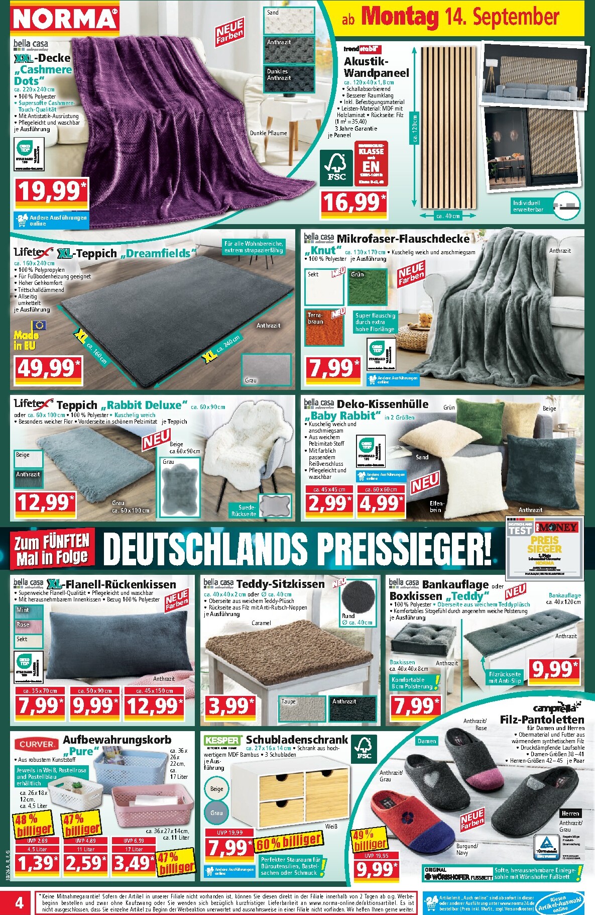 norma - Norma Prospekt nächste Woche – von Montag 14.09.2026 bis Samstag 19.09.2026 - page: 4