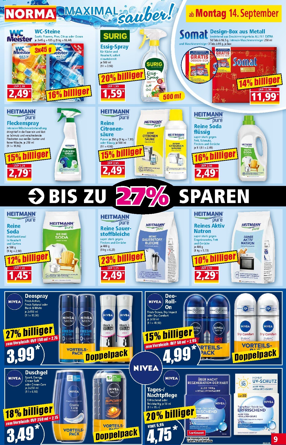 norma - Norma Prospekt nächste Woche – von Montag 14.09.2026 bis Samstag 19.09.2026 - page: 9