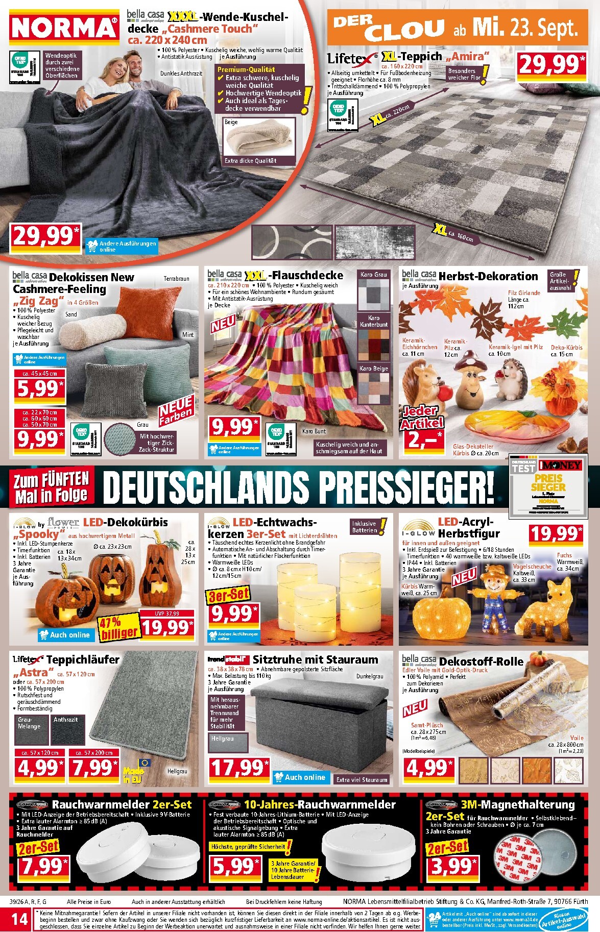 norma - Norma Prospekt nächste Woche – von Montag 21.09.2026 bis Samstag 26.09.2026 - page: 14
