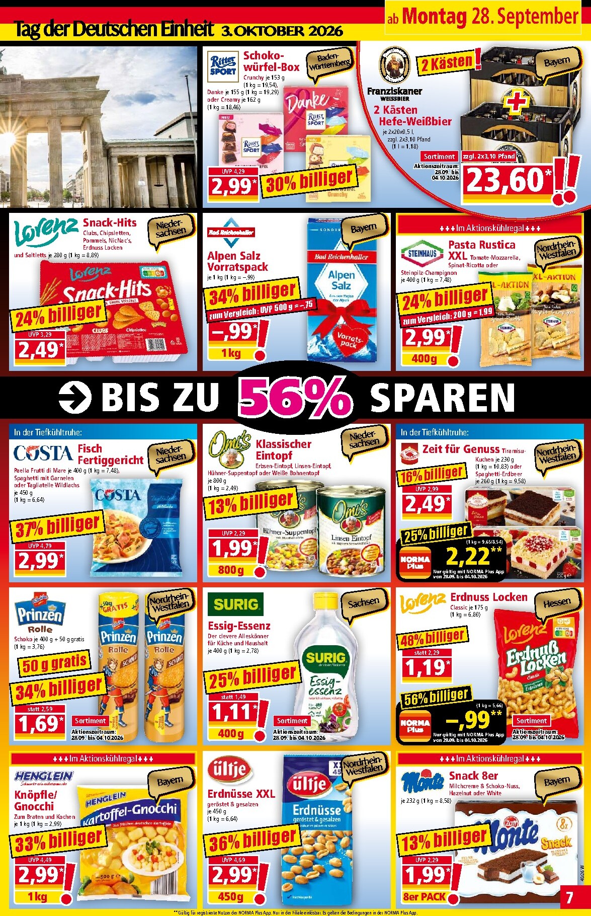 norma - Norma Prospekt nächste Woche – von Montag 28.09.2026 bis Freitag 02.10.2026 - page: 7