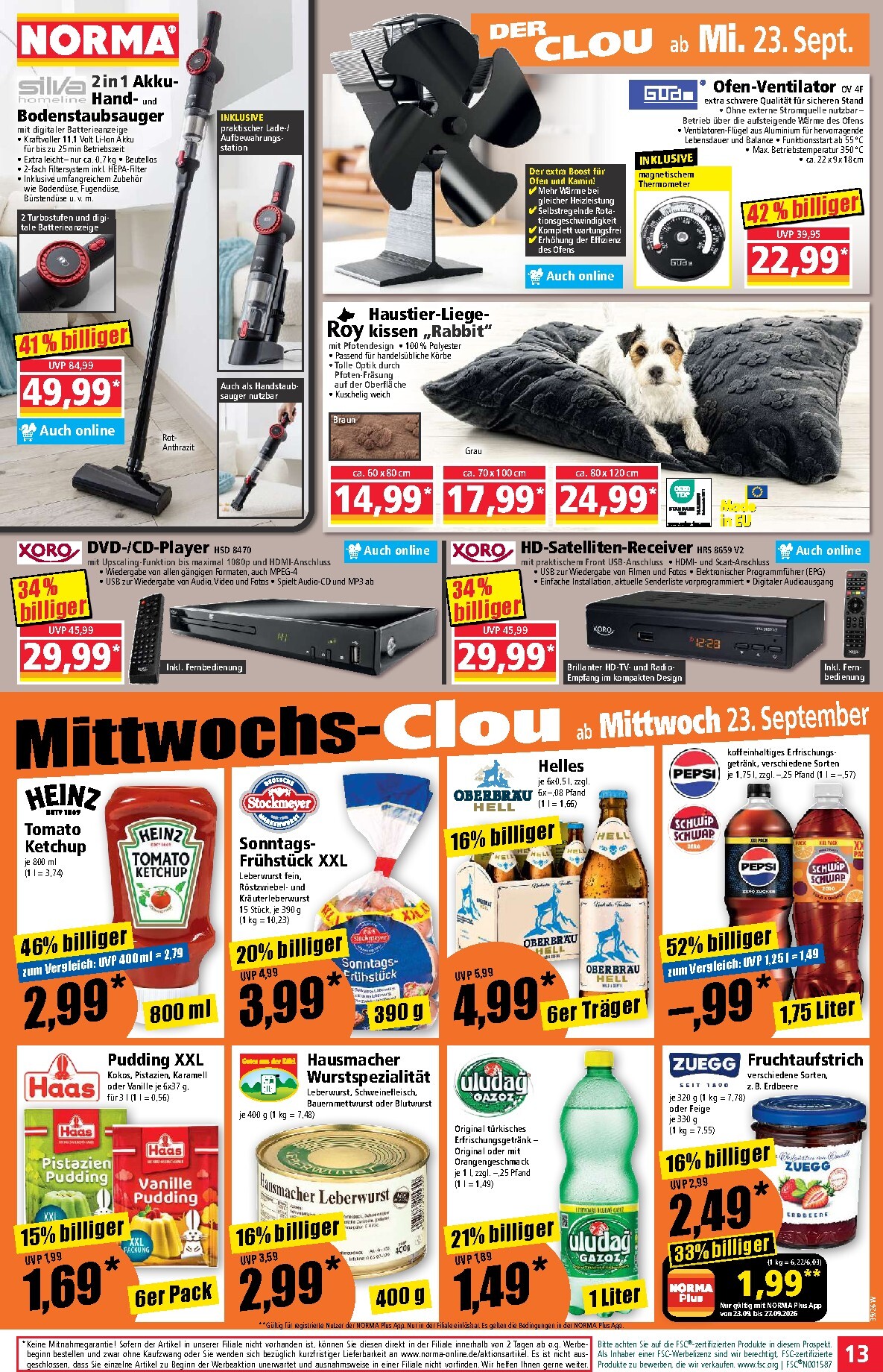 norma - Norma Prospekt – von Montag 21.09.2026 bis Samstag 26.09.2026 - page: 13