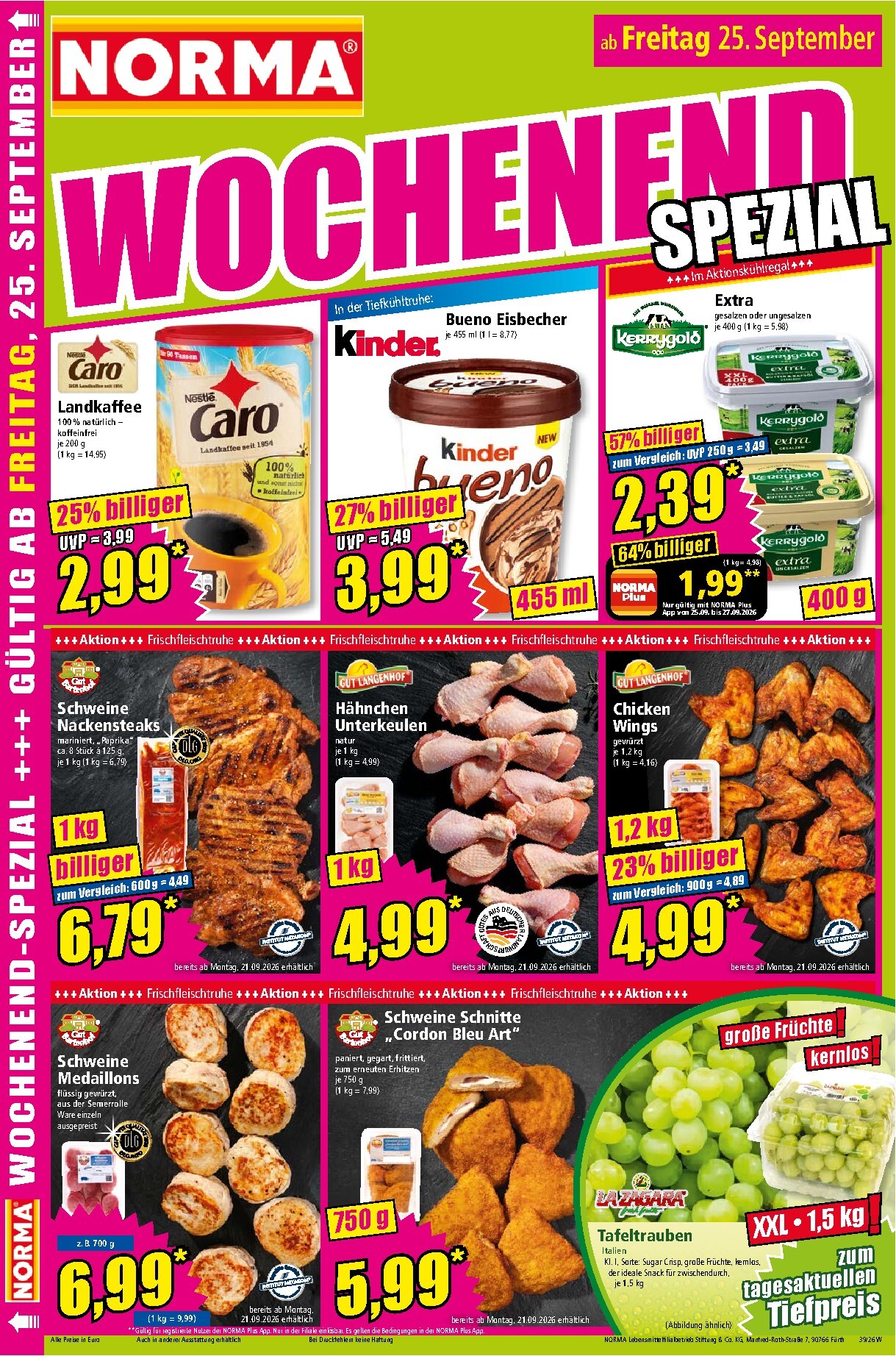 norma - Norma Prospekt – von Montag 21.09.2026 bis Samstag 26.09.2026 - page: 16