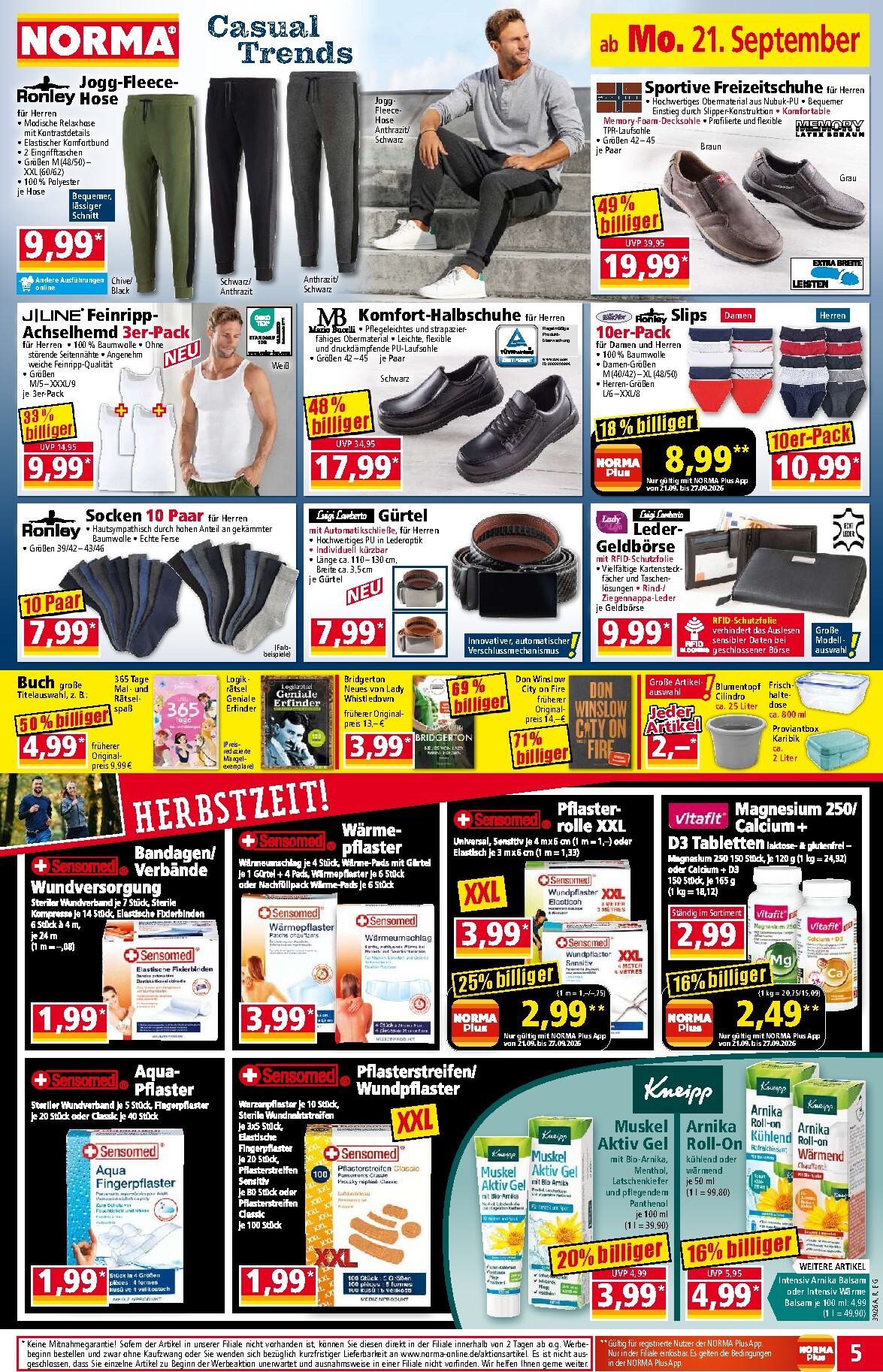 norma - Norma Prospekt – von Montag 21.09.2026 bis Samstag 26.09.2026 - page: 5