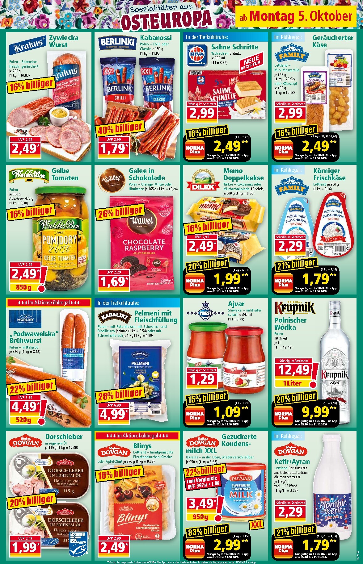 norma - Norma Prospekt nächste Woche – von Montag 05.10.2026 bis Samstag 10.10.2026 - page: 16