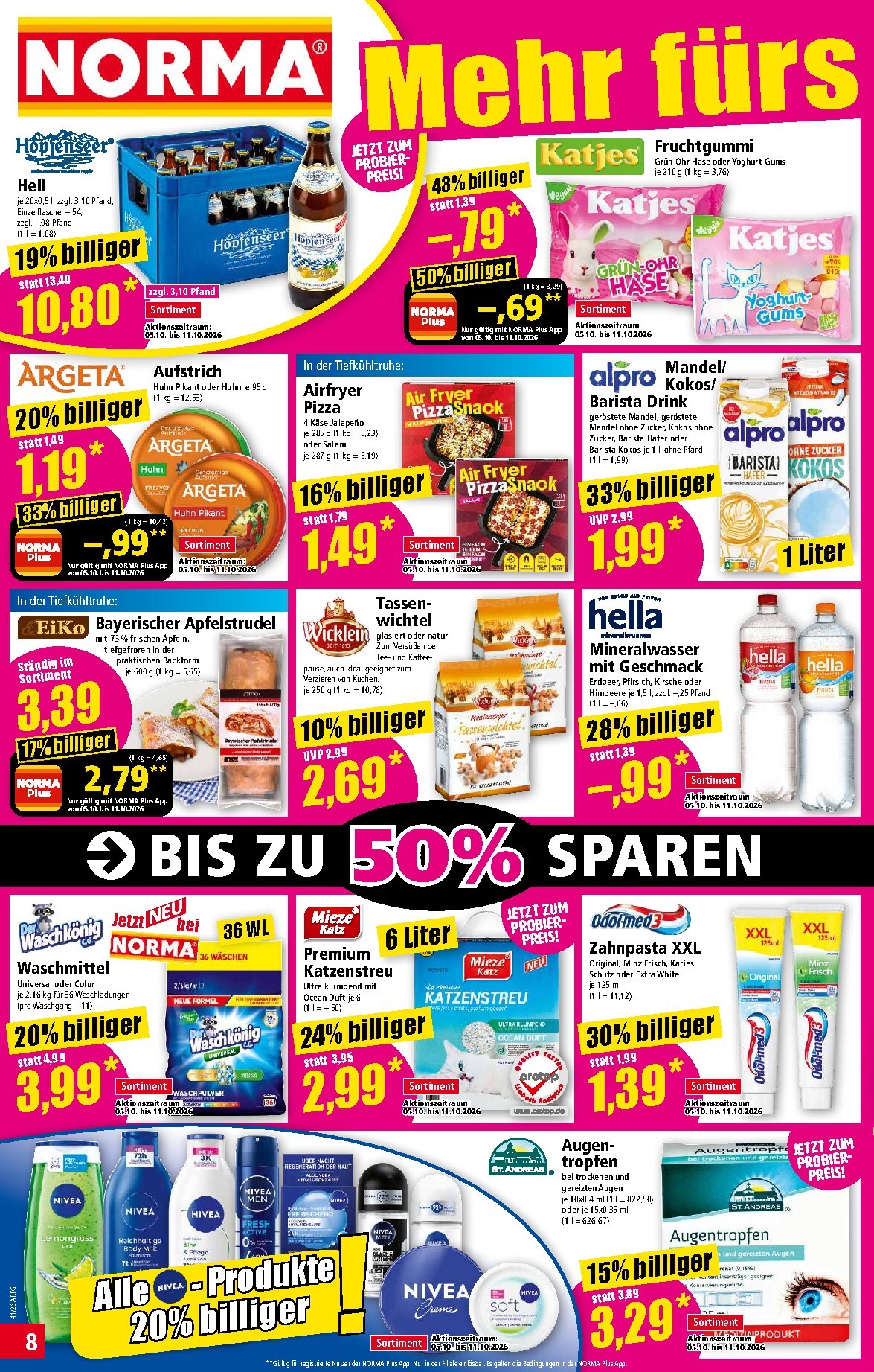 norma - Norma Prospekt nächste Woche – von Montag 05.10.2026 bis Samstag 10.10.2026 - page: 8
