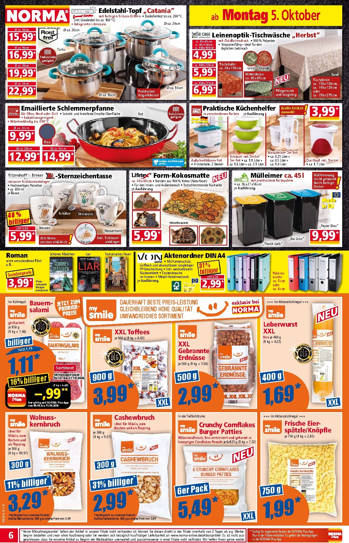 norma - Norma Prospekt nächste Woche – von Montag 05.10.2026 bis Samstag 10.10.2026 - page: 6