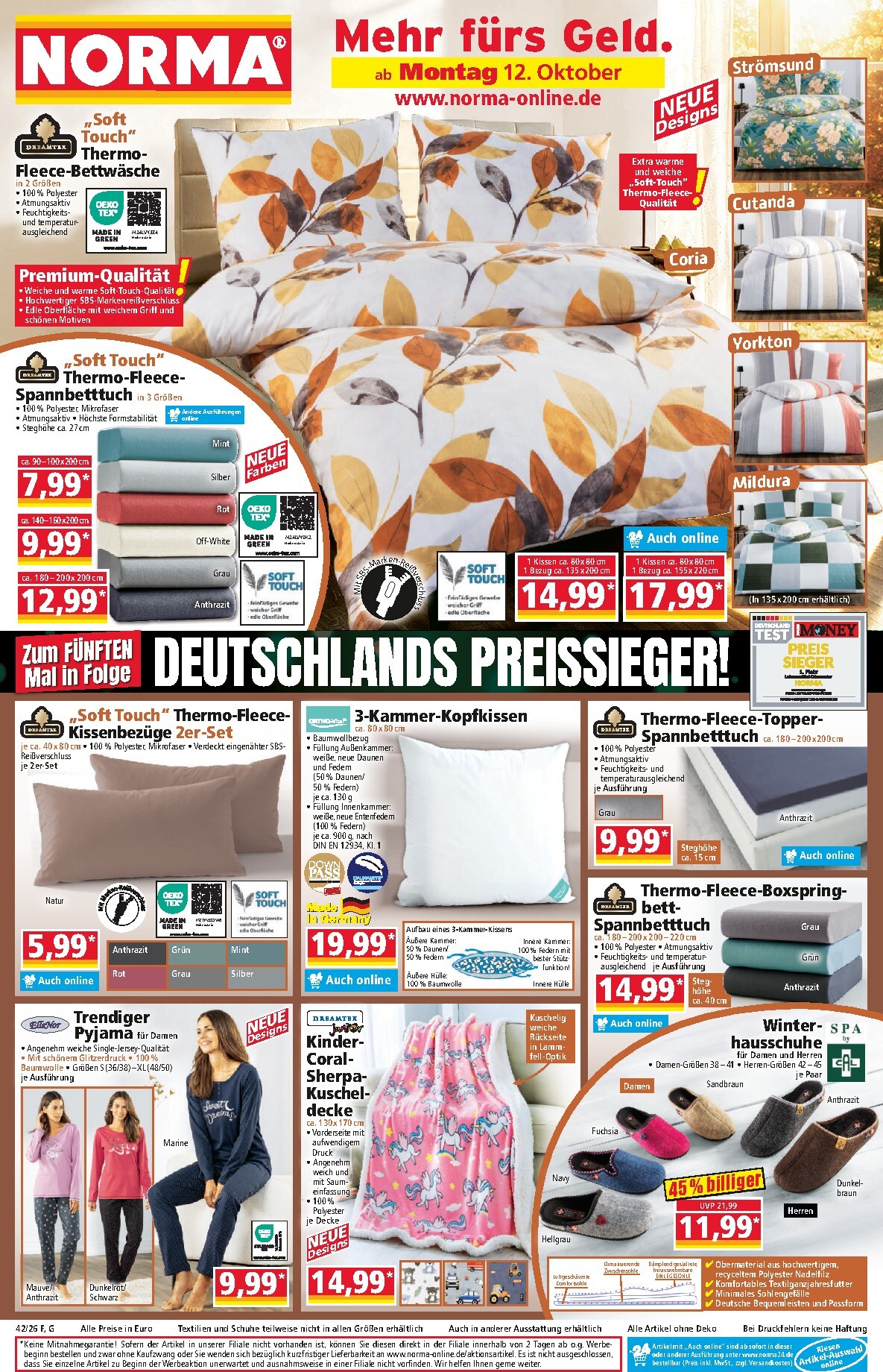 norma - Norma Prospekt nächste Woche – von Montag 12.10.2026 bis Samstag 17.10.2026