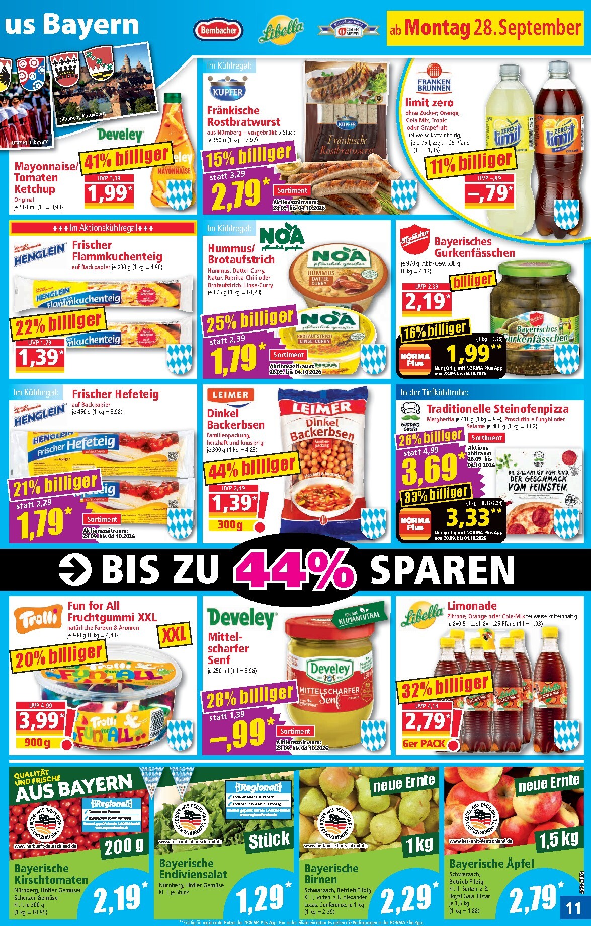 norma - Norma Prospekt – von Montag 28.09.2026 bis Samstag 03.10.2026 - page: 11