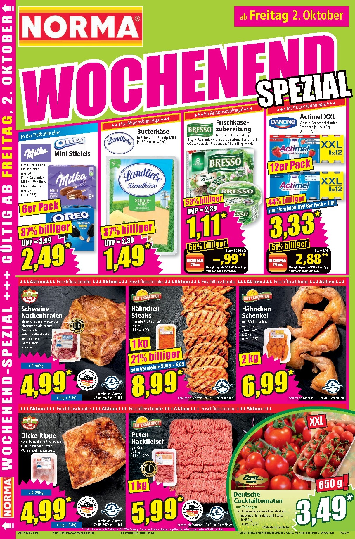 norma - Norma Prospekt – von Montag 28.09.2026 bis Samstag 03.10.2026 - page: 16