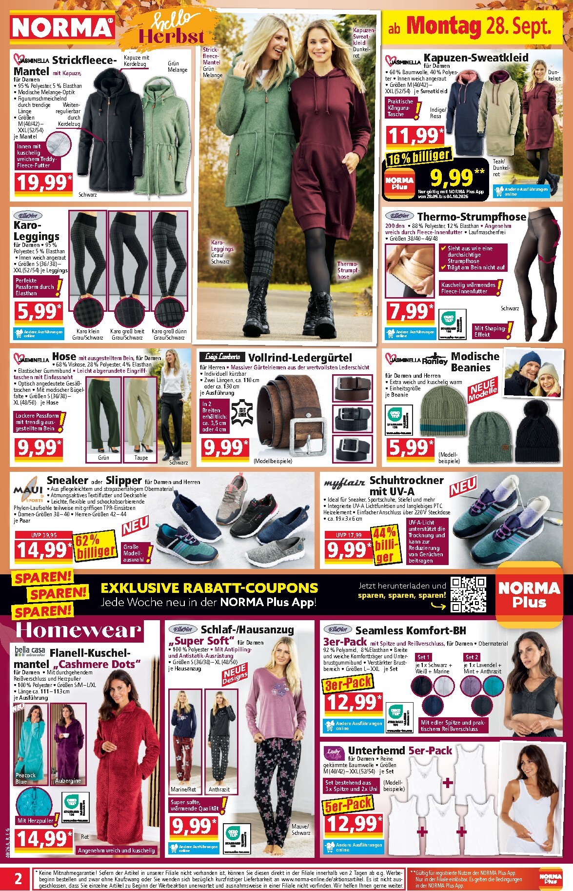 norma - Norma Prospekt – von Montag 28.09.2026 bis Samstag 03.10.2026 - page: 2