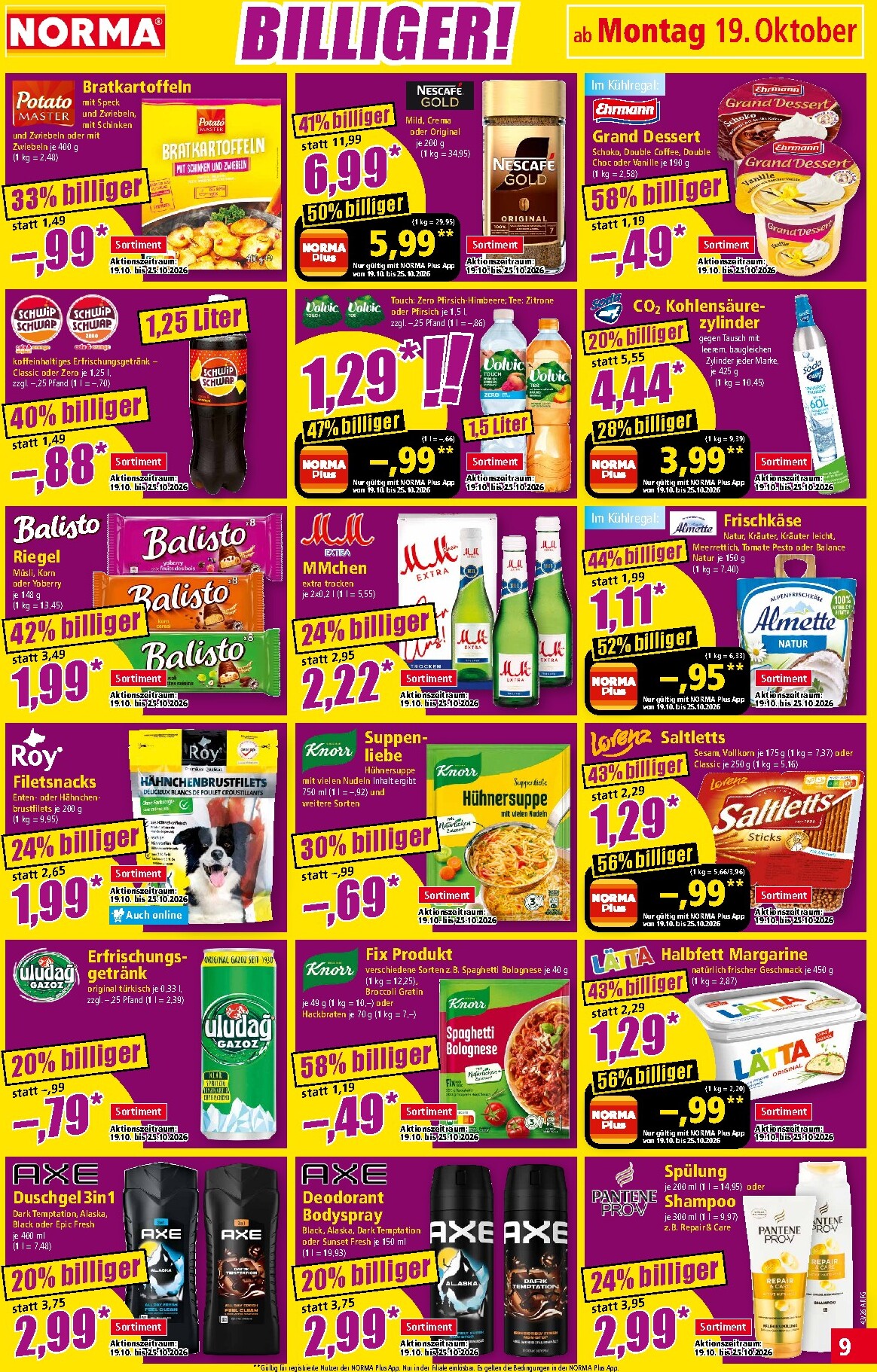 norma - Norma Prospekt nächste Woche – von Montag 19.10.2026 bis Samstag 24.10.2026 - page: 9