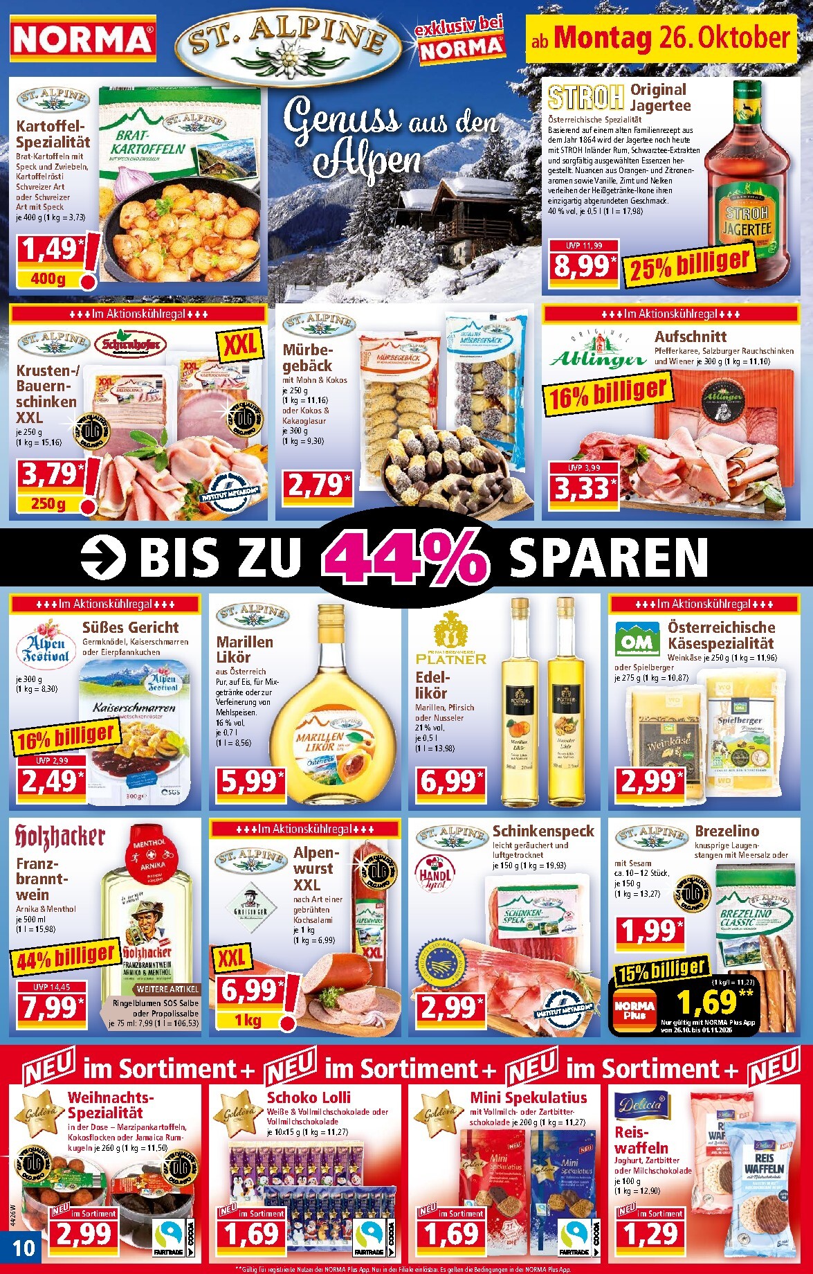 norma - Norma Prospekt nächste Woche – von Montag 26.10.2026 bis Samstag 31.10.2026 - page: 10