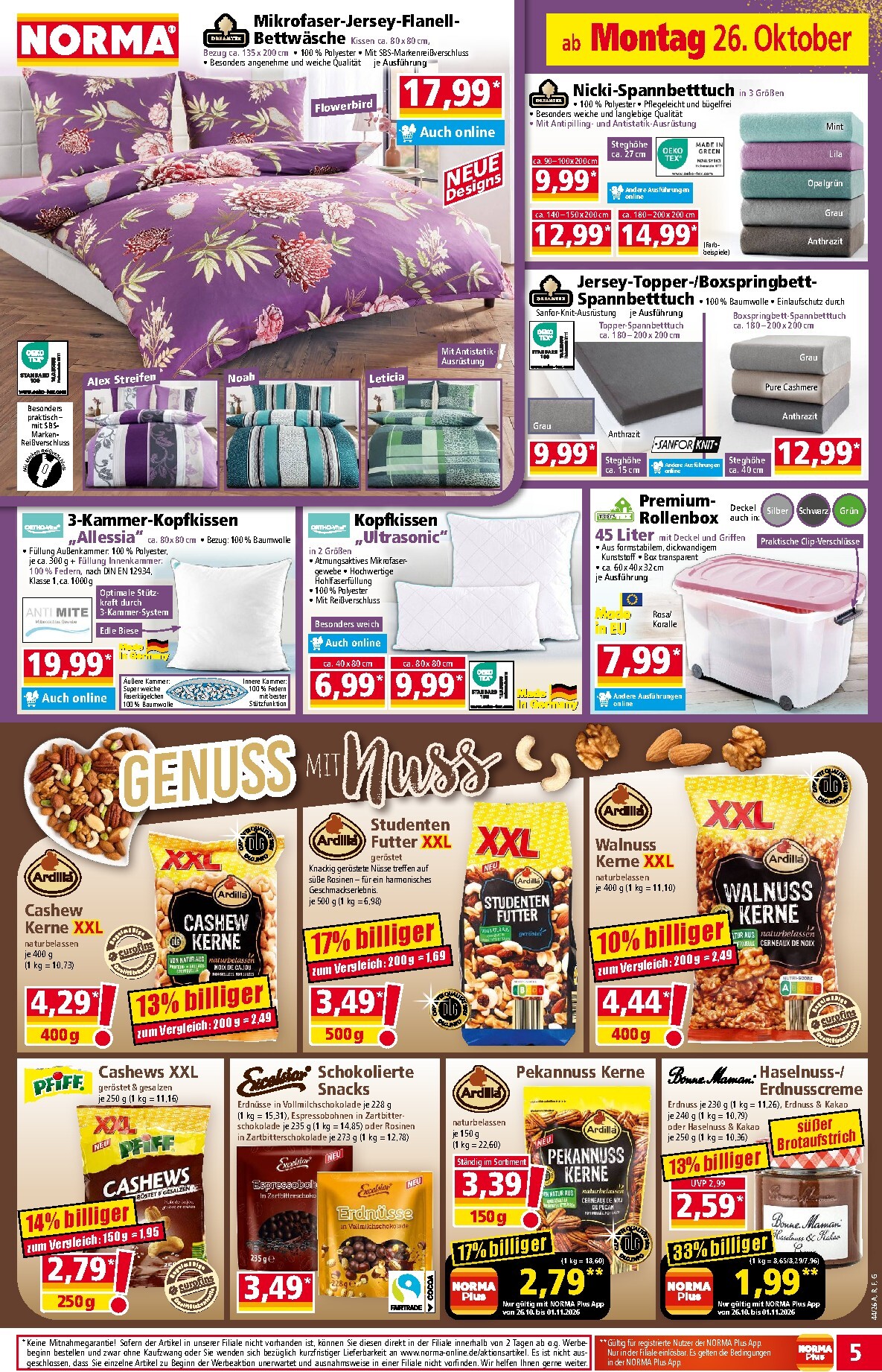 norma - Norma Prospekt nächste Woche – von Montag 26.10.2026 bis Samstag 31.10.2026 - page: 5