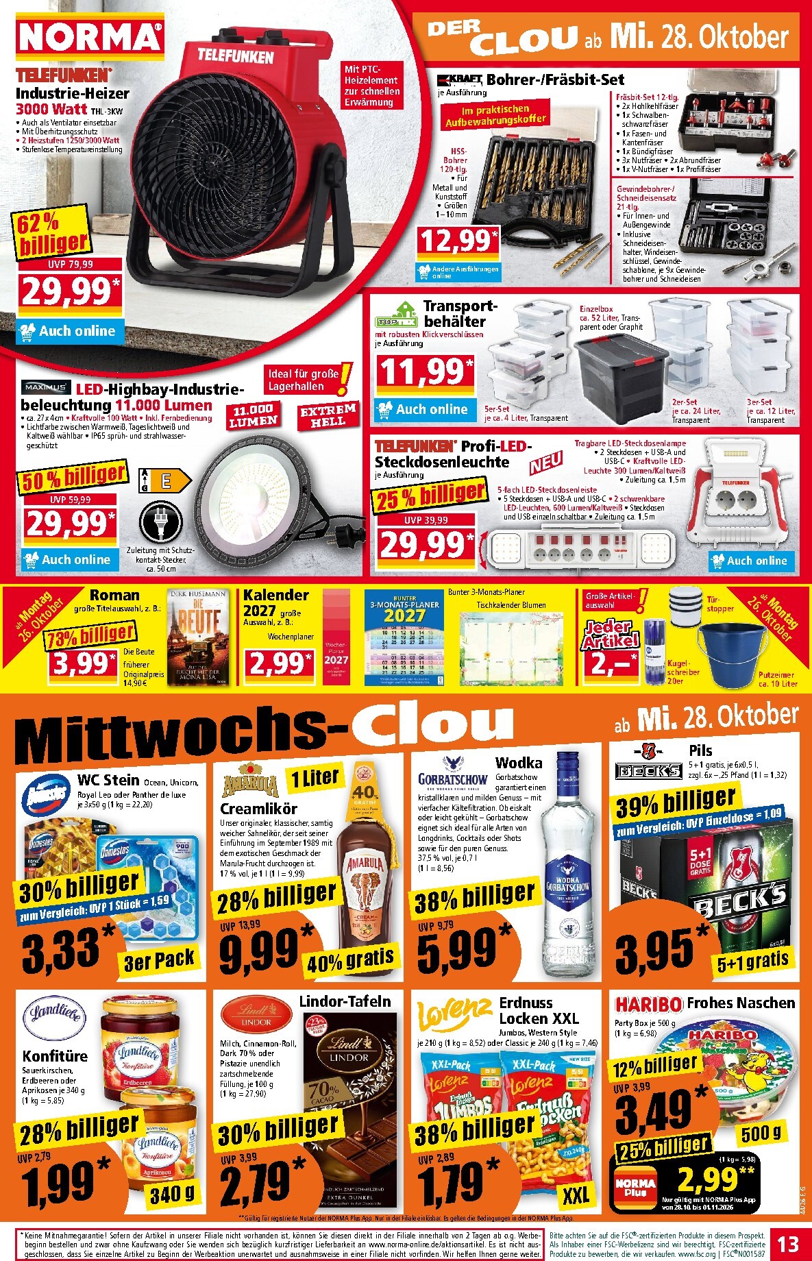 norma - Norma Prospekt nächste Woche – von Montag 26.10.2026 bis Samstag 31.10.2026 - page: 13
