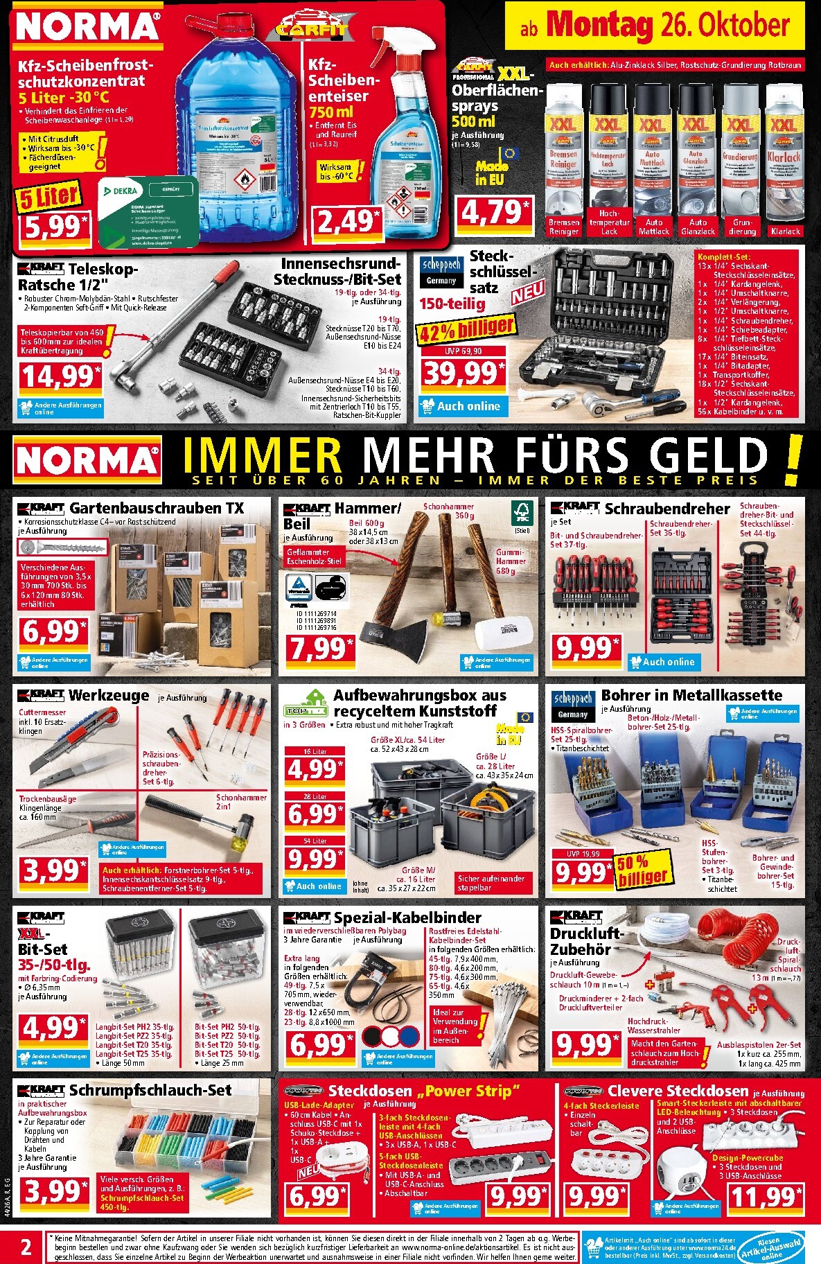 norma - Norma Prospekt nächste Woche – von Montag 26.10.2026 bis Samstag 31.10.2026 - page: 2