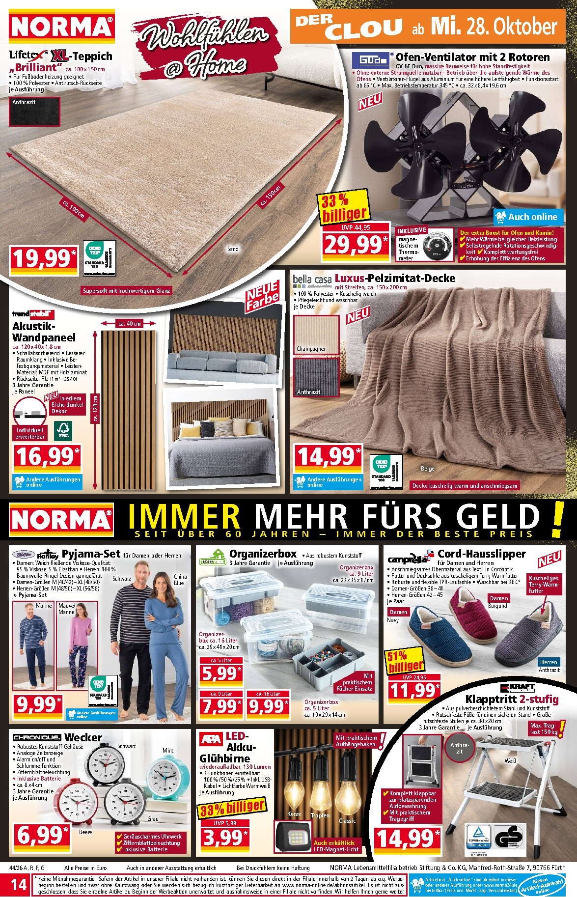 norma - Norma Prospekt nächste Woche – von Montag 26.10.2026 bis Samstag 31.10.2026 - page: 14