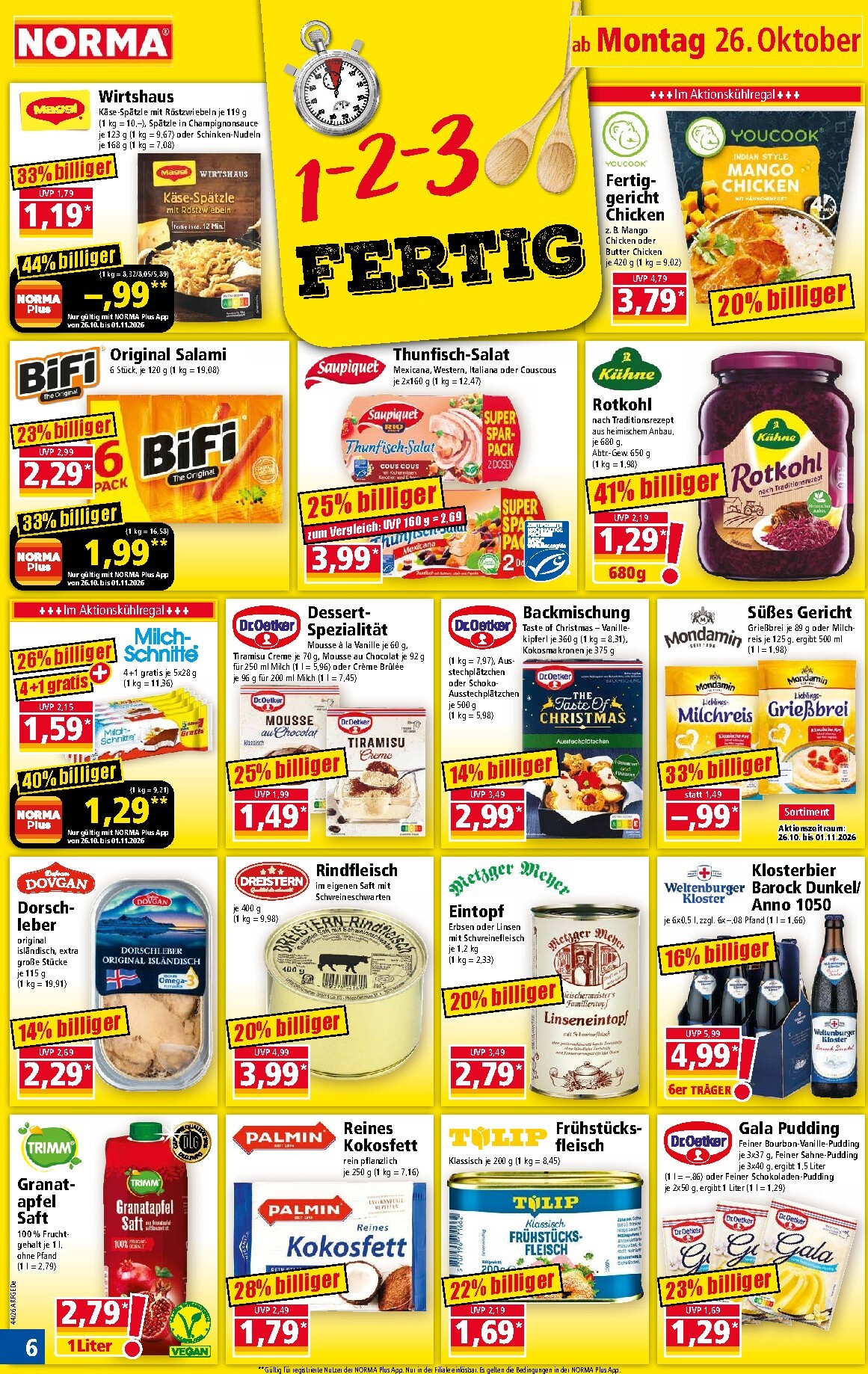 norma - Norma Prospekt nächste Woche – von Montag 26.10.2026 bis Samstag 31.10.2026 - page: 6