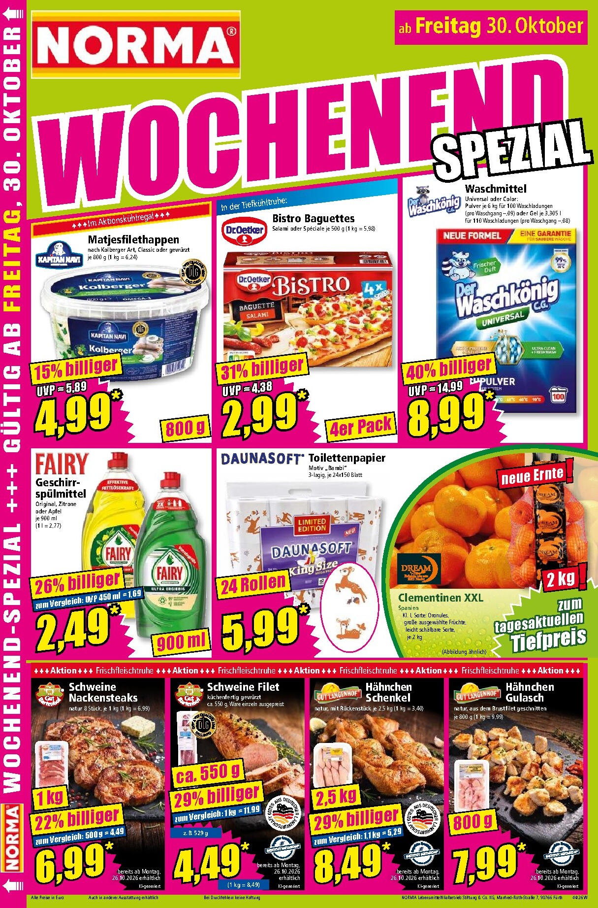 norma - Norma Prospekt nächste Woche – von Montag 26.10.2026 bis Samstag 31.10.2026 - page: 16