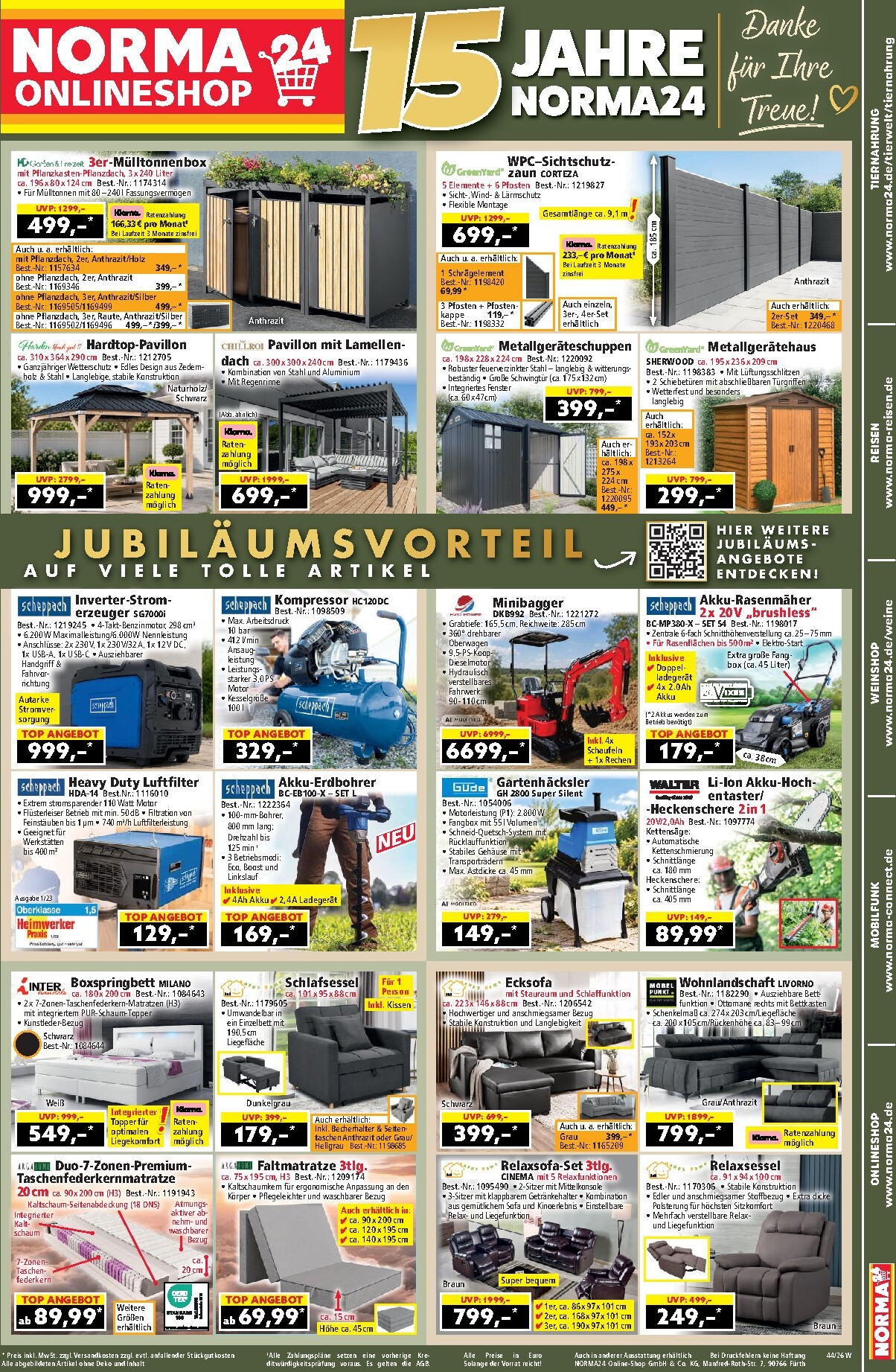 norma - Norma - Onlineshop Prospekt nächste Woche – von Montag 26.10.2026 bis Samstag 31.10.2026
