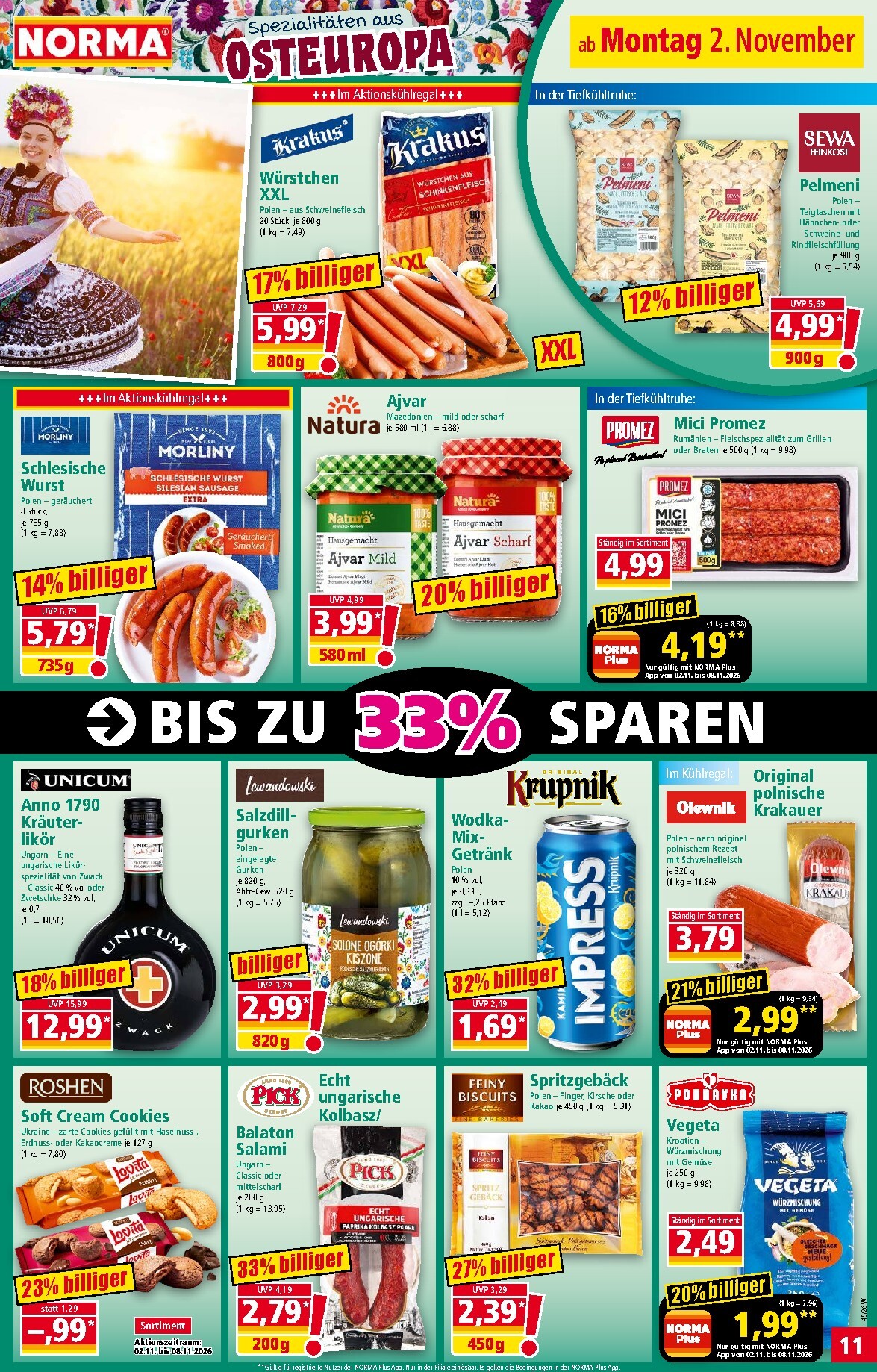 norma - Norma Prospekt nächste Woche – von Montag 02.11.2026 bis Samstag 07.11.2026 - page: 11