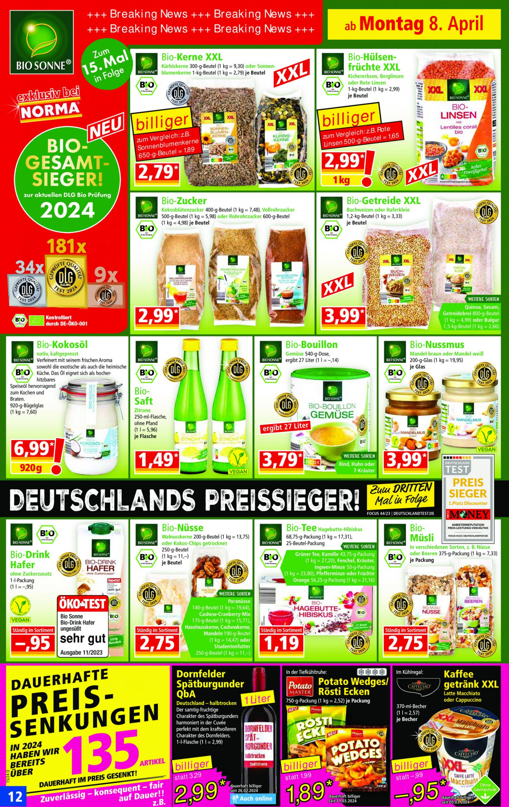 norma - Flyer Norma aktuell 08.04. - 13.04. - page: 12