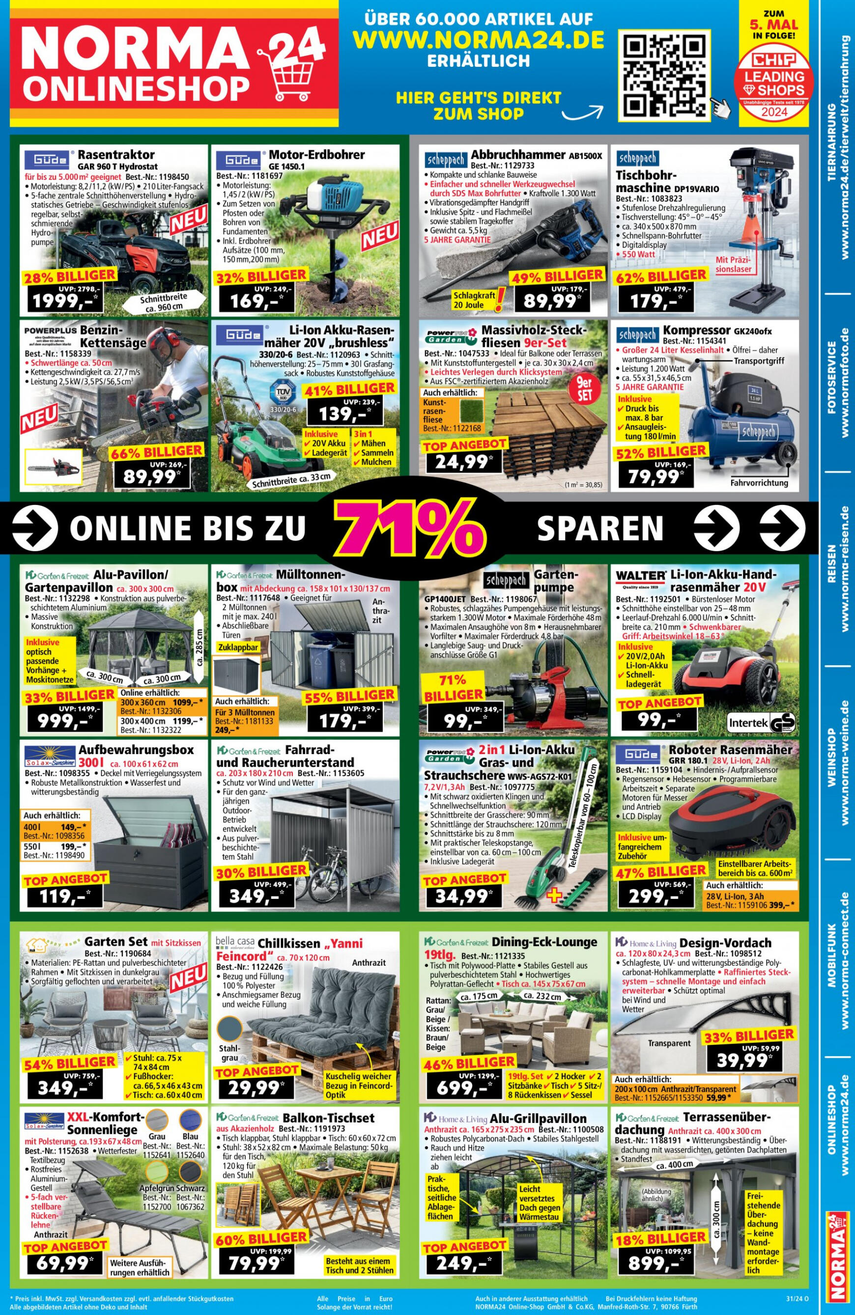 norma - Flyer Norma24 - Onlineshop aktuell 29.07. - 04.08.