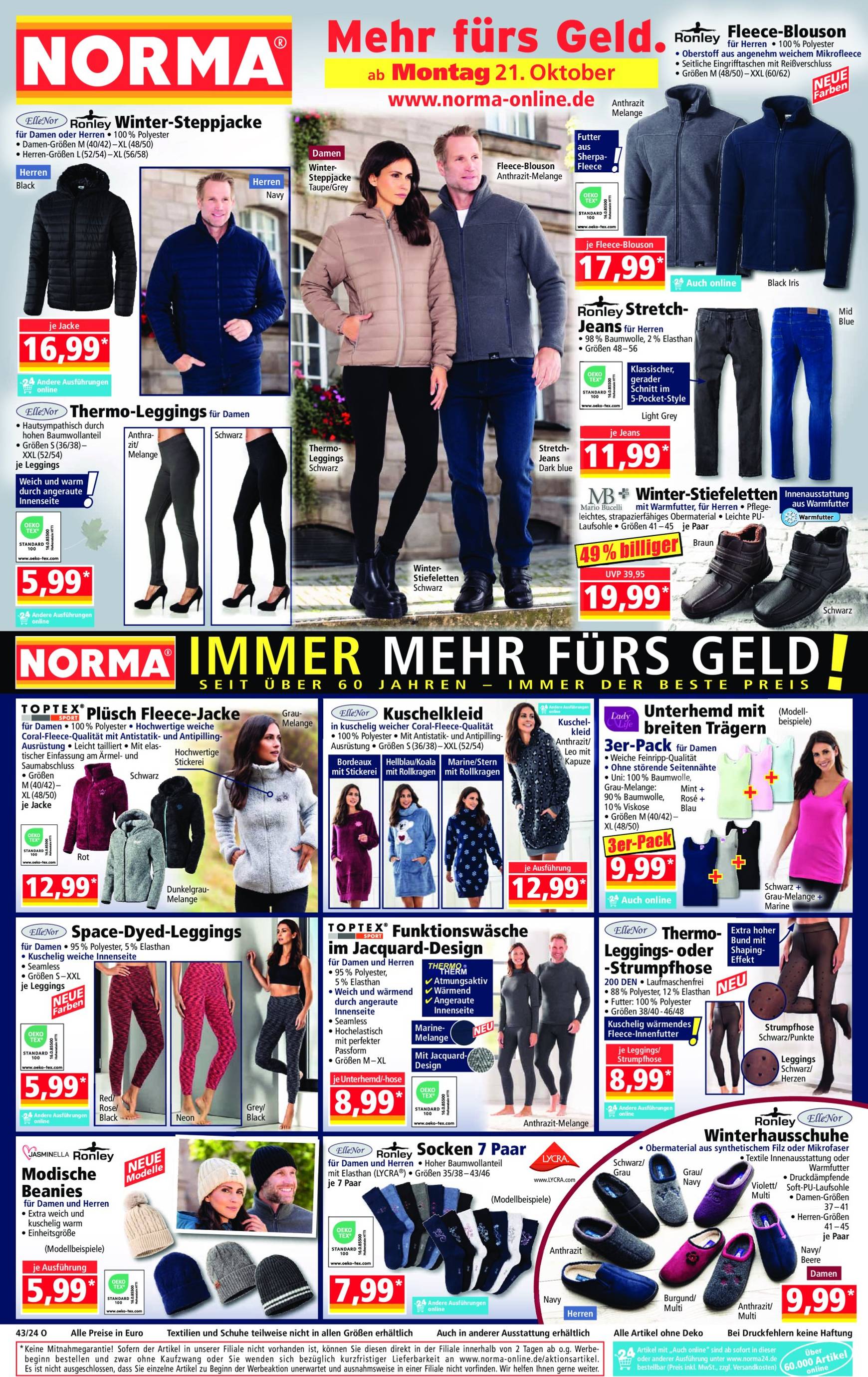 norma - Norma-Prospekt gültig von 21.10. bis 26.10. - page: 1