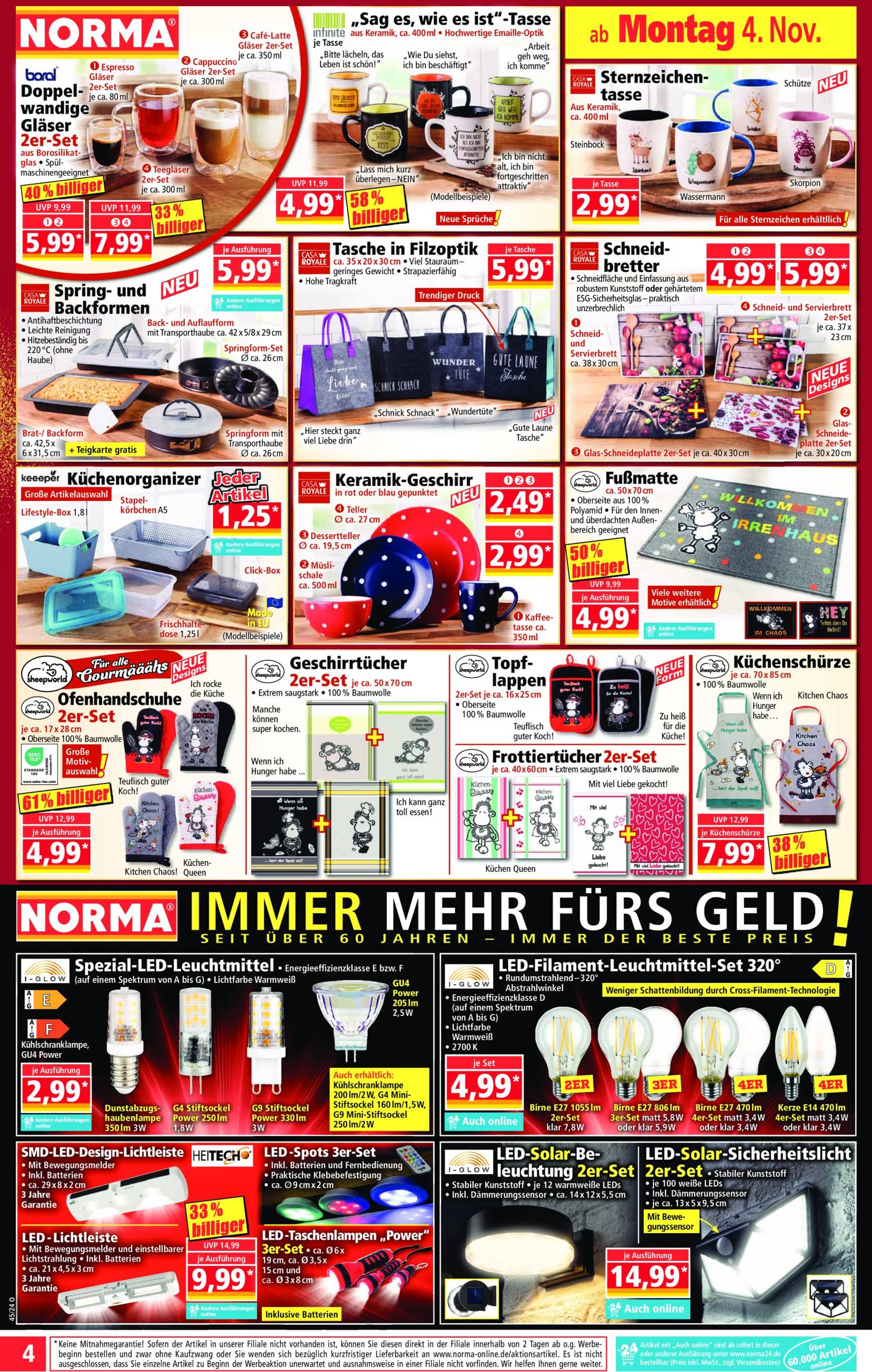 norma - Norma-Prospekt gültig von 04.11. bis 09.11. - page: 4