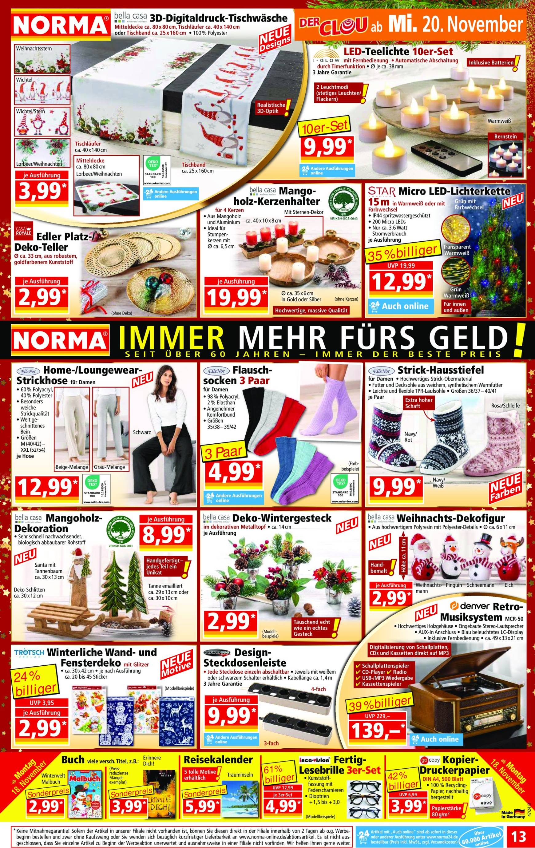 norma - Norma-Prospekt gültig von 18.11. bis 23.11. - page: 13