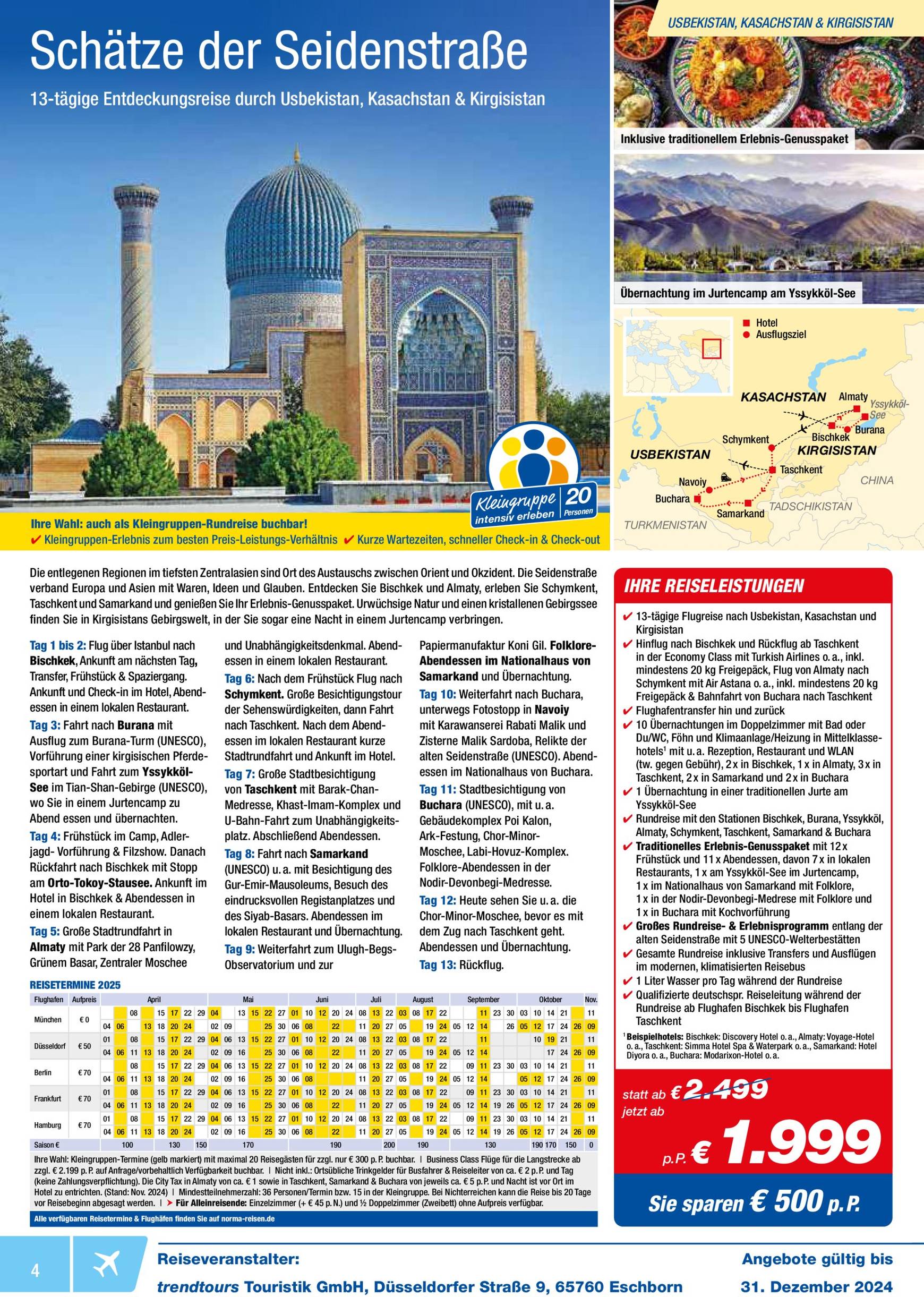 norma - Norma - Reisen-Prospekt gültig von 01.12. bis 31.12. - page: 4